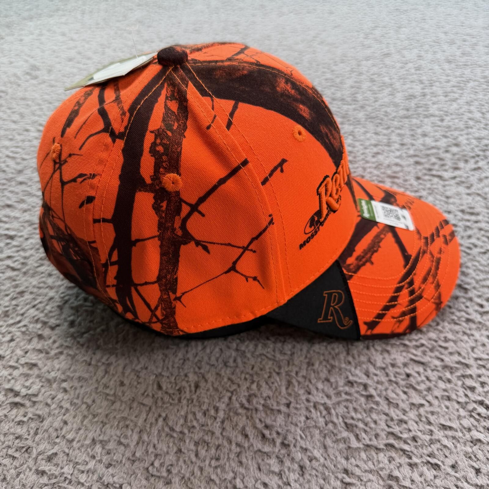 Mossy Oaks Remington Mossy Oak Orange Camo Hat Cap Adjustable Strap NWT Size ONE SIZE - 5 Thumbnail