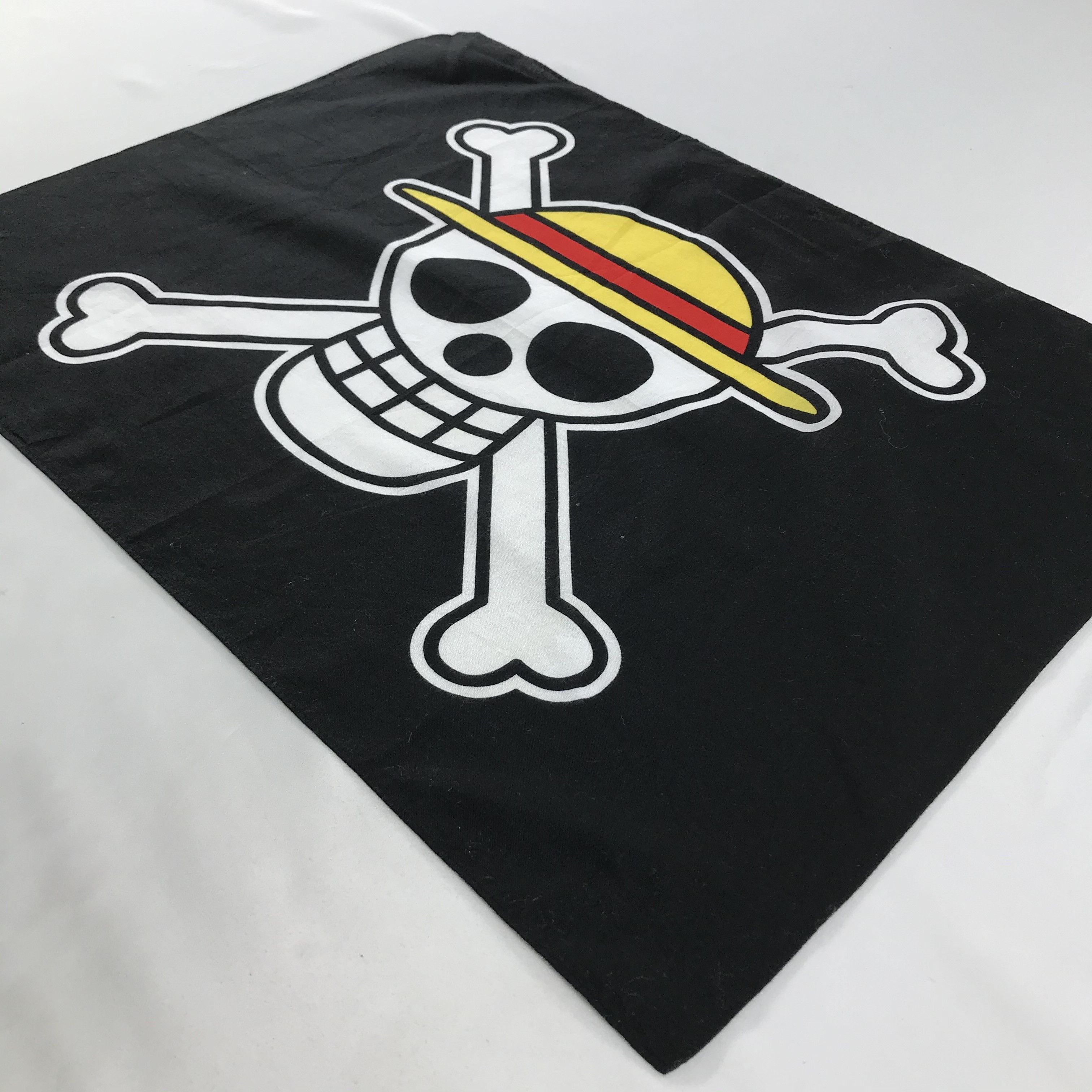Anime × One Piece × Vintage One Piece Bandana / Handkerchief / Neckerchief - S1907 Size ONE SIZE - 2 Thumbnail