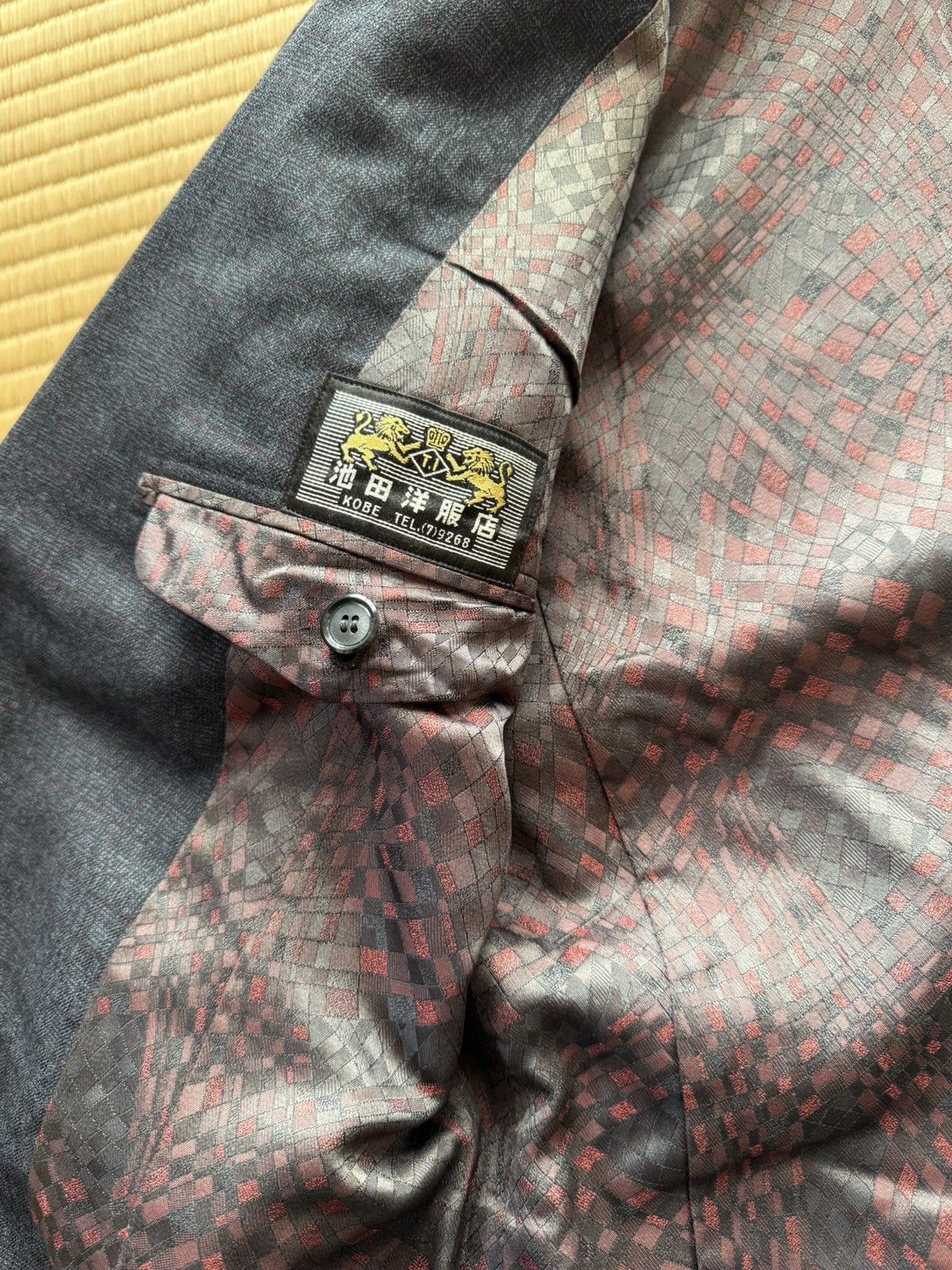 Other Spring&Autumn Japanese Vintage NIKKE TEX Gray Wool Suit Size 40R - 8 Thumbnail