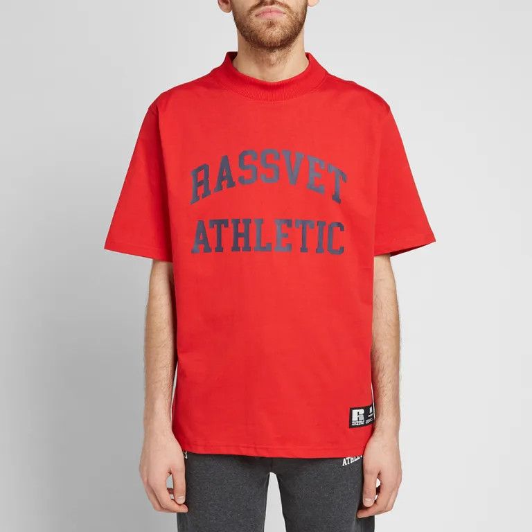 PACCBET o1mle0724 Athletic T-Shirt in Red Size US M / EU 48-50 / 2 - 2 Thumbnail
