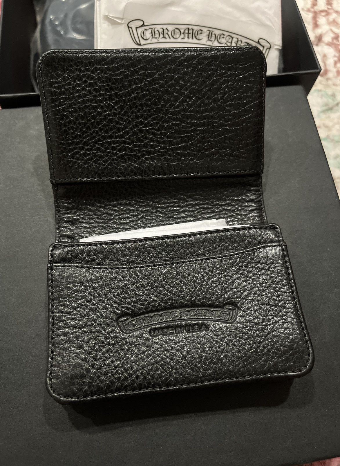 Chrome Hearts Chrome hearts wallet card case 3 pocket with scroll Size ONE SIZE - 3 Thumbnail