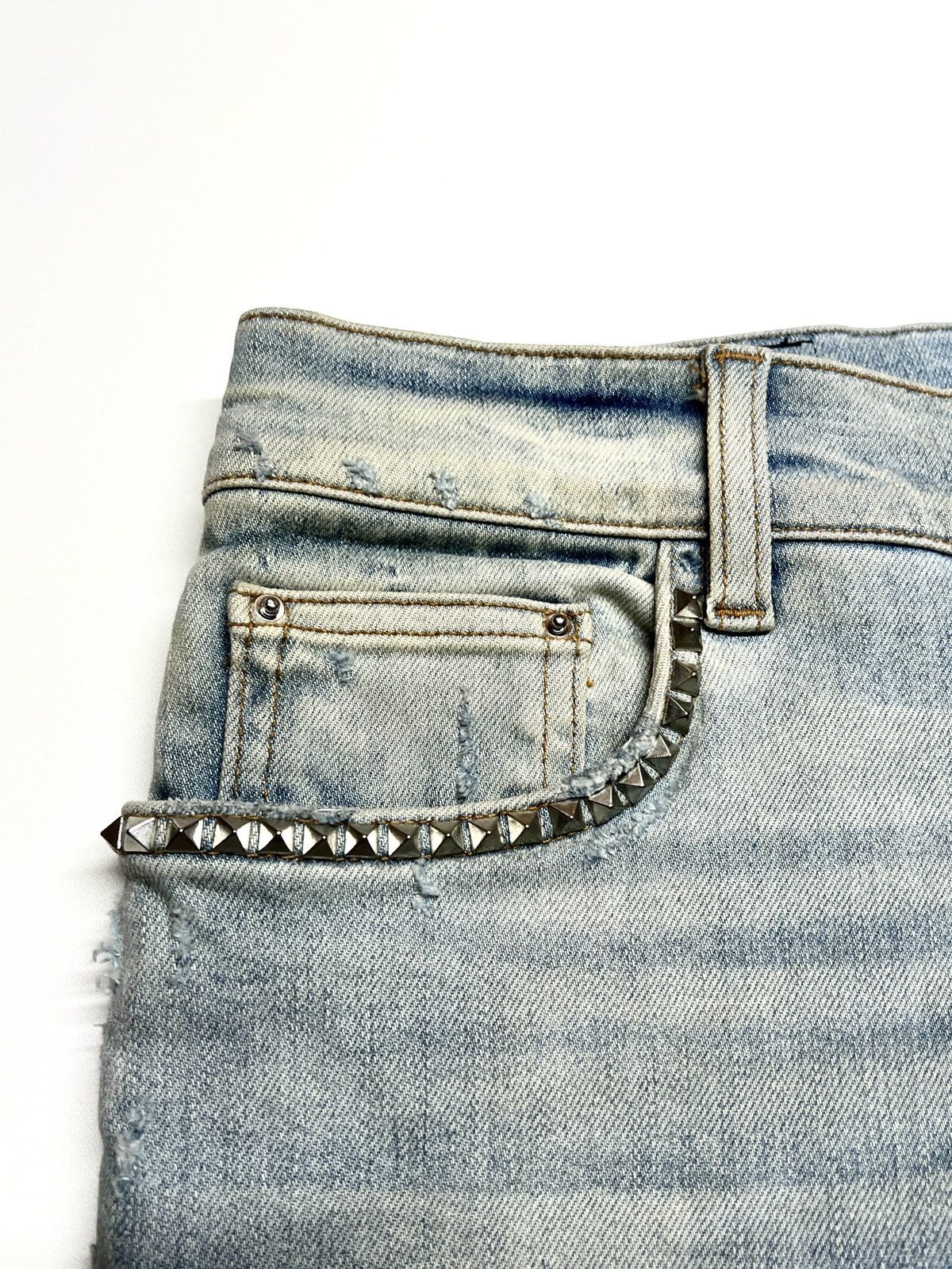 Amiri Art patch jean rn150712 Size US 32 / EU 48 - 9 Thumbnail