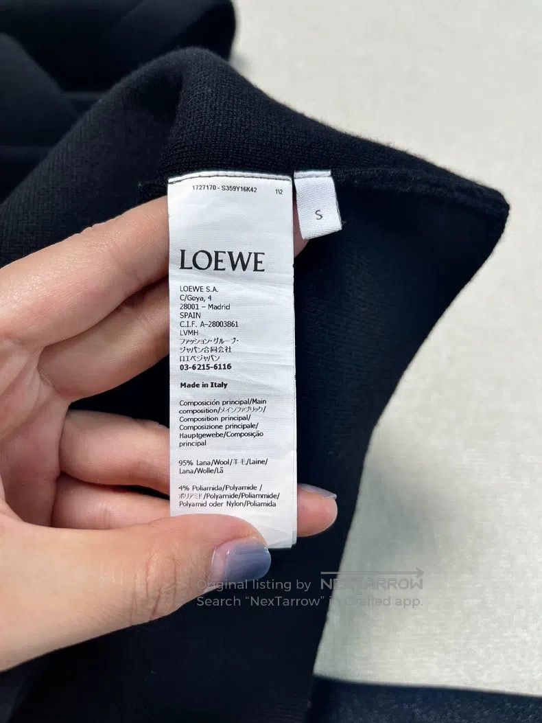 Loewe Loewe Solid color hooded zipless casual hoodie Size S / US 4 / IT 40 - 4 Thumbnail