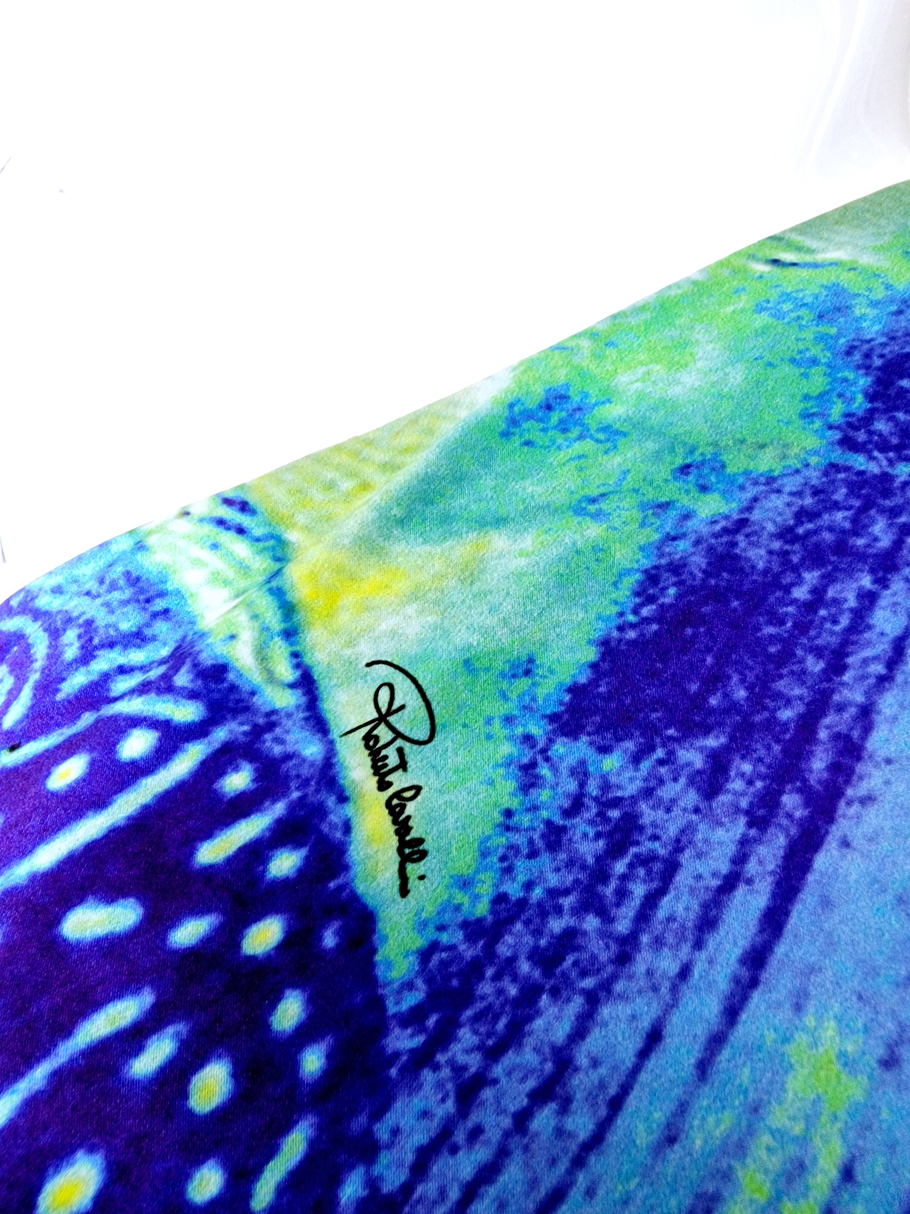 Roberto Cavalli Roberto Cavalli Vibrant Silk Peacock Feather Snake Dress Size XS / US 0-2 / IT 36-38 - 6 Thumbnail
