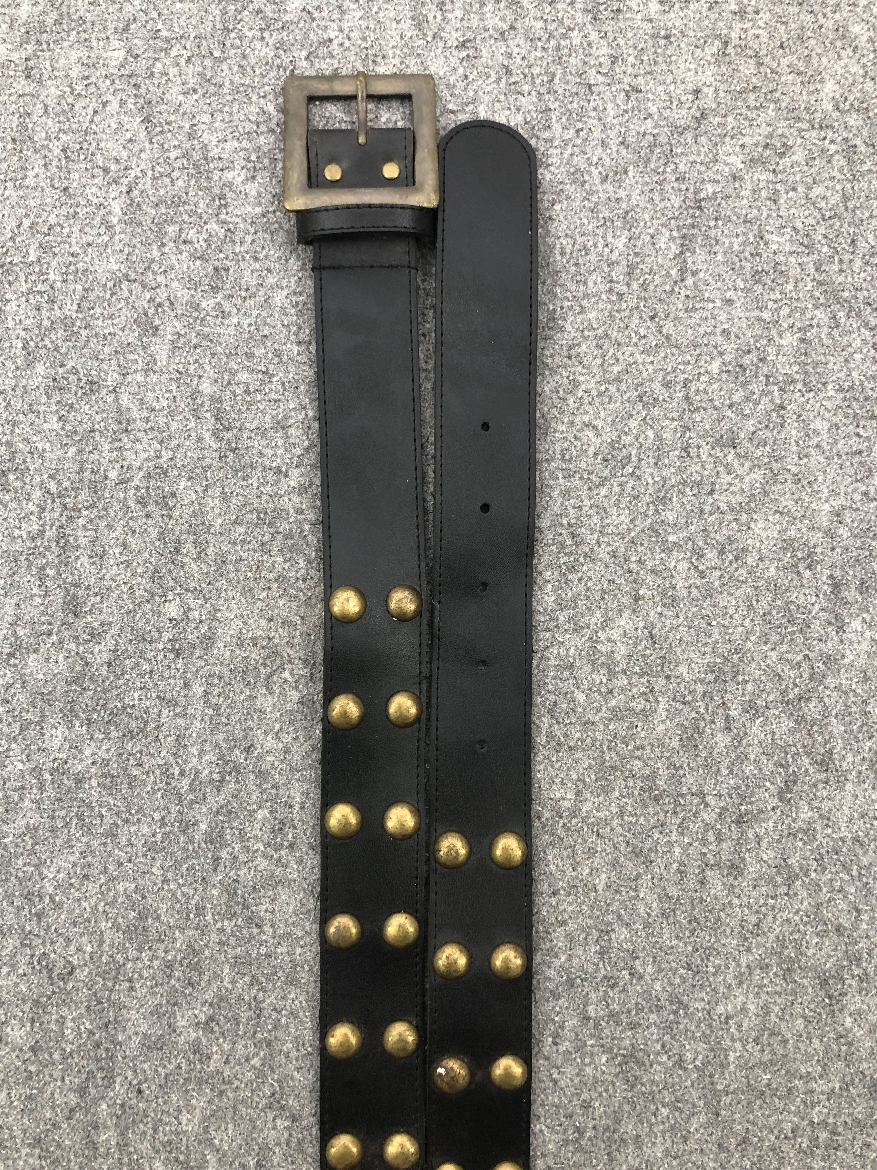 Vintage Vintage Spike Studded Leather Belt B0040 Size ONE SIZE - 4 Thumbnail