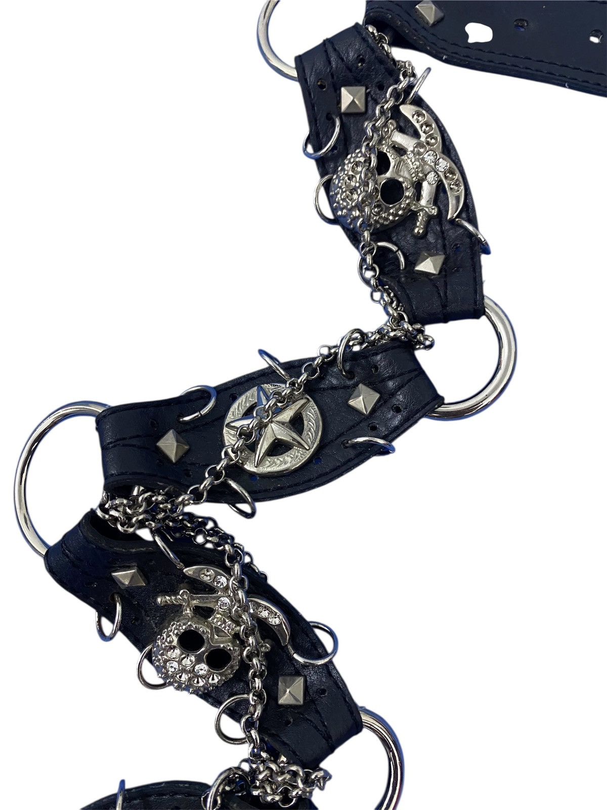 Japanese Brand Japanese Brand bondage belt with stud skull buckle Size ONE SIZE - 5 Thumbnail