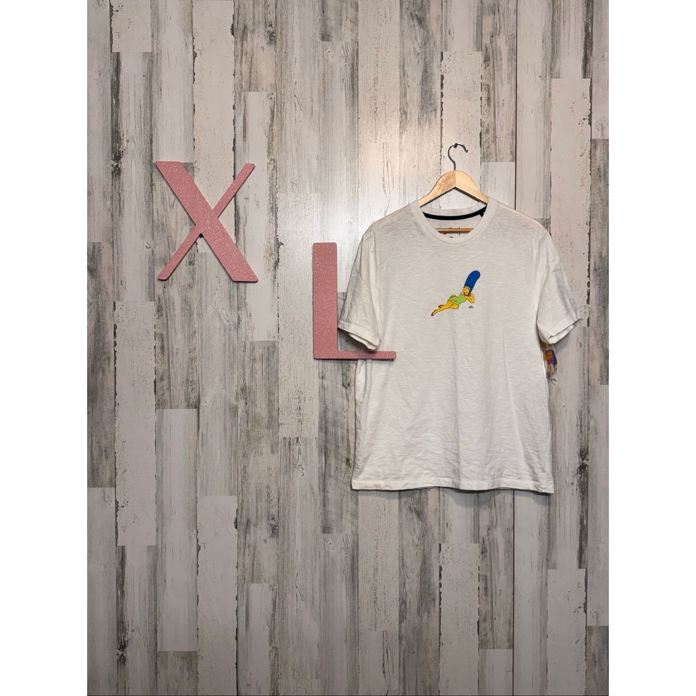 The Simpsons Simpsons Marge Graphic Tee White T-Shirt XL Primark Funny Cartoon Top Size US XL / EU 56 / 4 - 2 Thumbnail