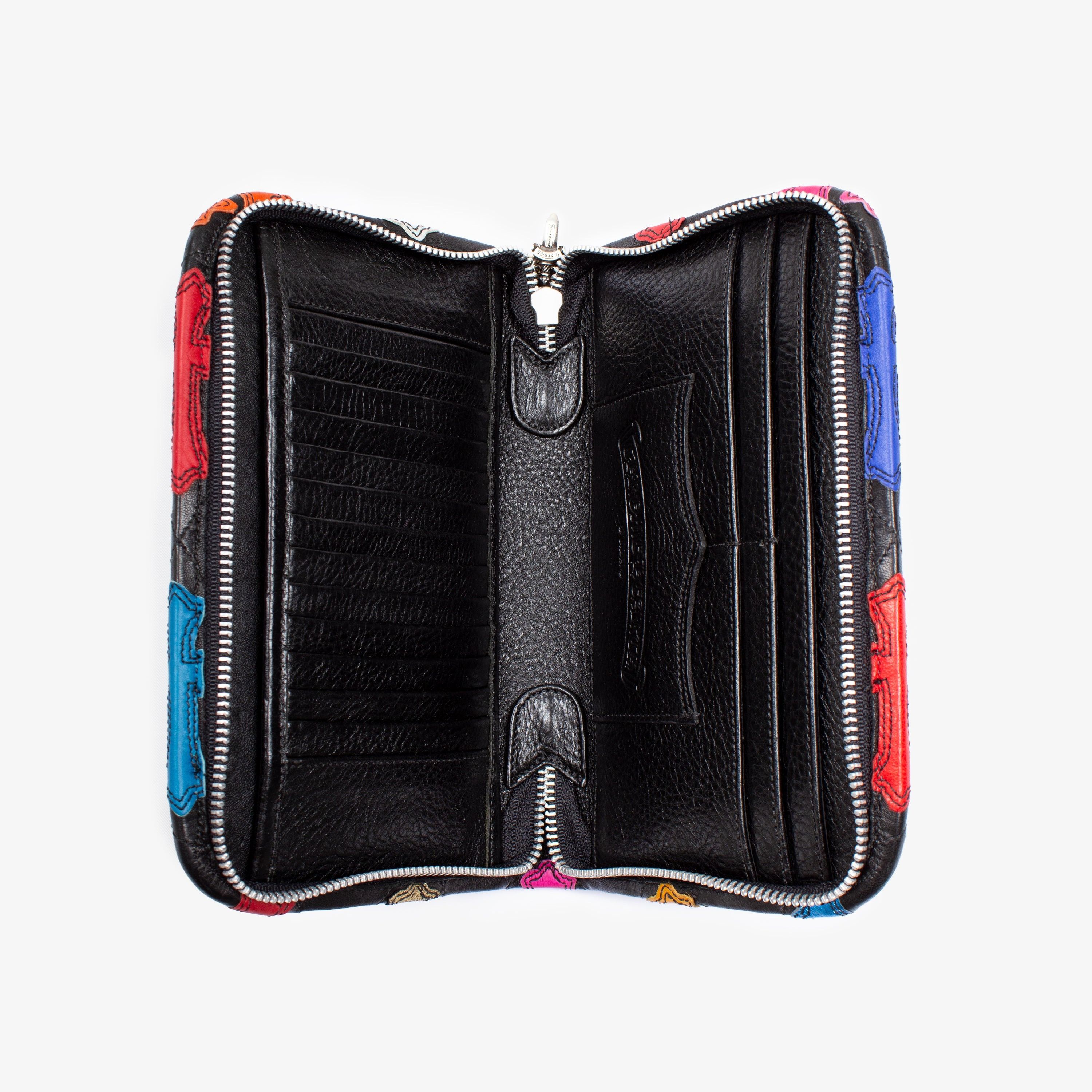 Chrome Hearts CHROME HEARTS MULTI CROSS PATCH ZIP WALLET Size ONE SIZE - 7 Thumbnail