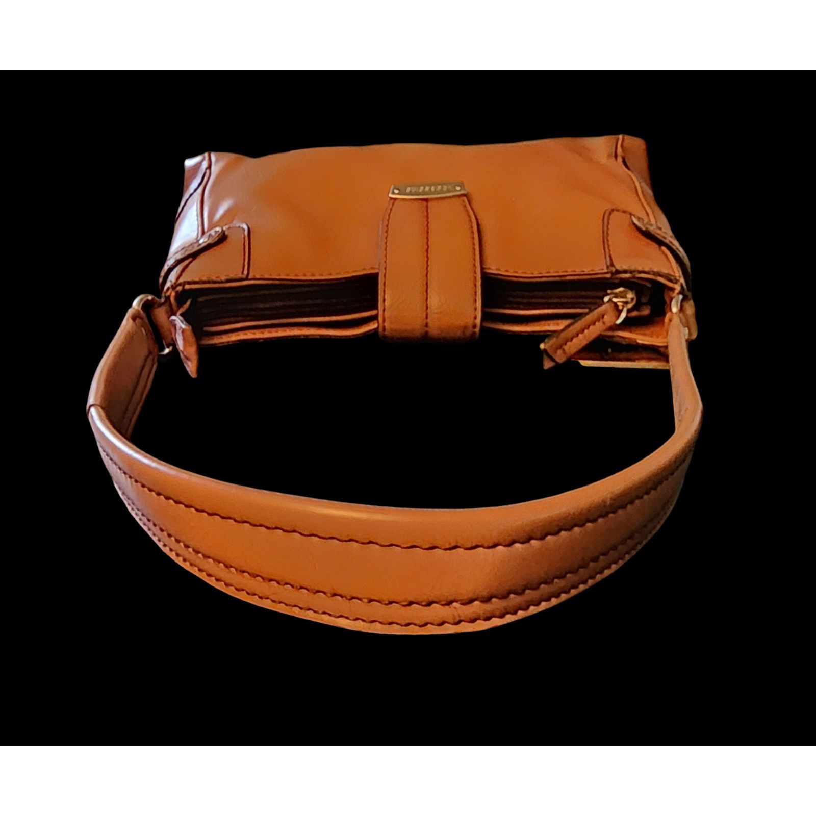Liz Claiborne Liz Claiborne Faux Leather Small Handbag Purse tan Size ONE SIZE - 5 Thumbnail