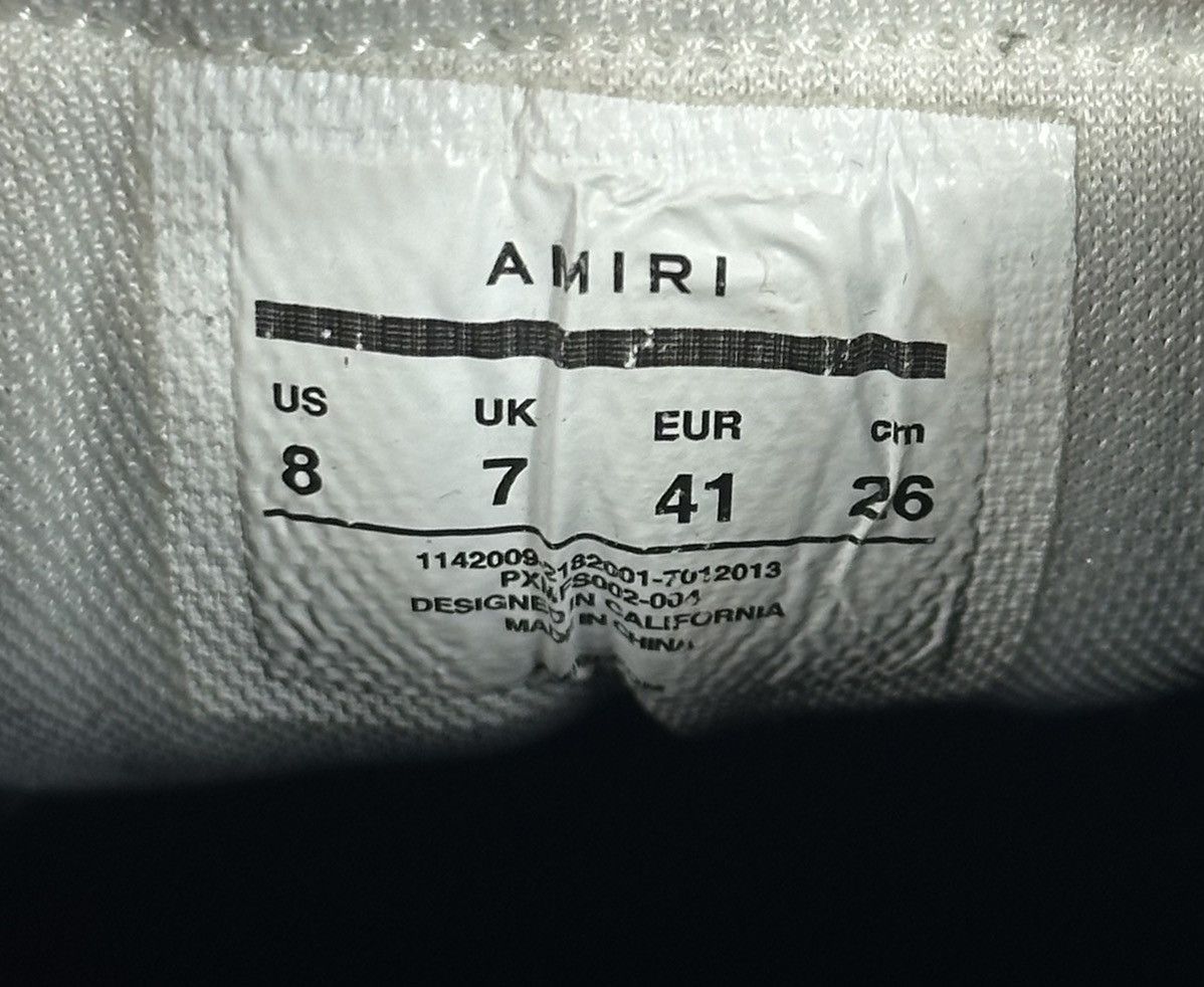 Amiri Amiri Skeleton Bone Low Top Sneakers Size US 8 / EU 41 - 13 Thumbnail