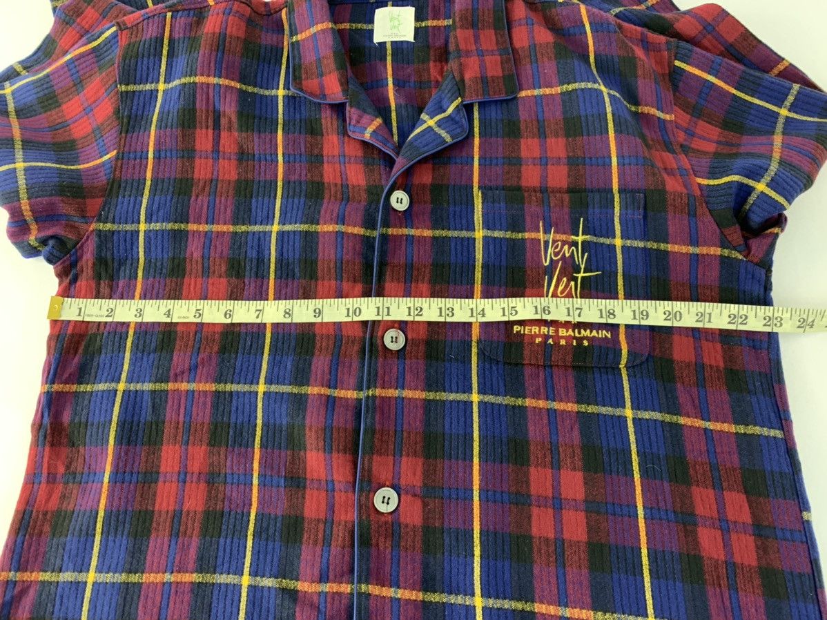 Pierre Balmain Hype Vent Vent Pierre Balmain Paris Flannel Plaid Check Size US L / EU 52-54 / 3 - 11 Thumbnail