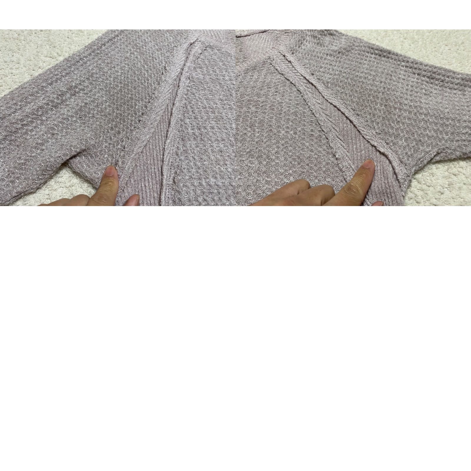 BKE BKE Womens Small Sweater Top Scoop Neck Long Sleeve Knit Rayon Light Pink Blouse Knit Lightweight Basic Classic Casual Shirt Mens? Size S / US 4 / IT 40 - 9 Thumbnail