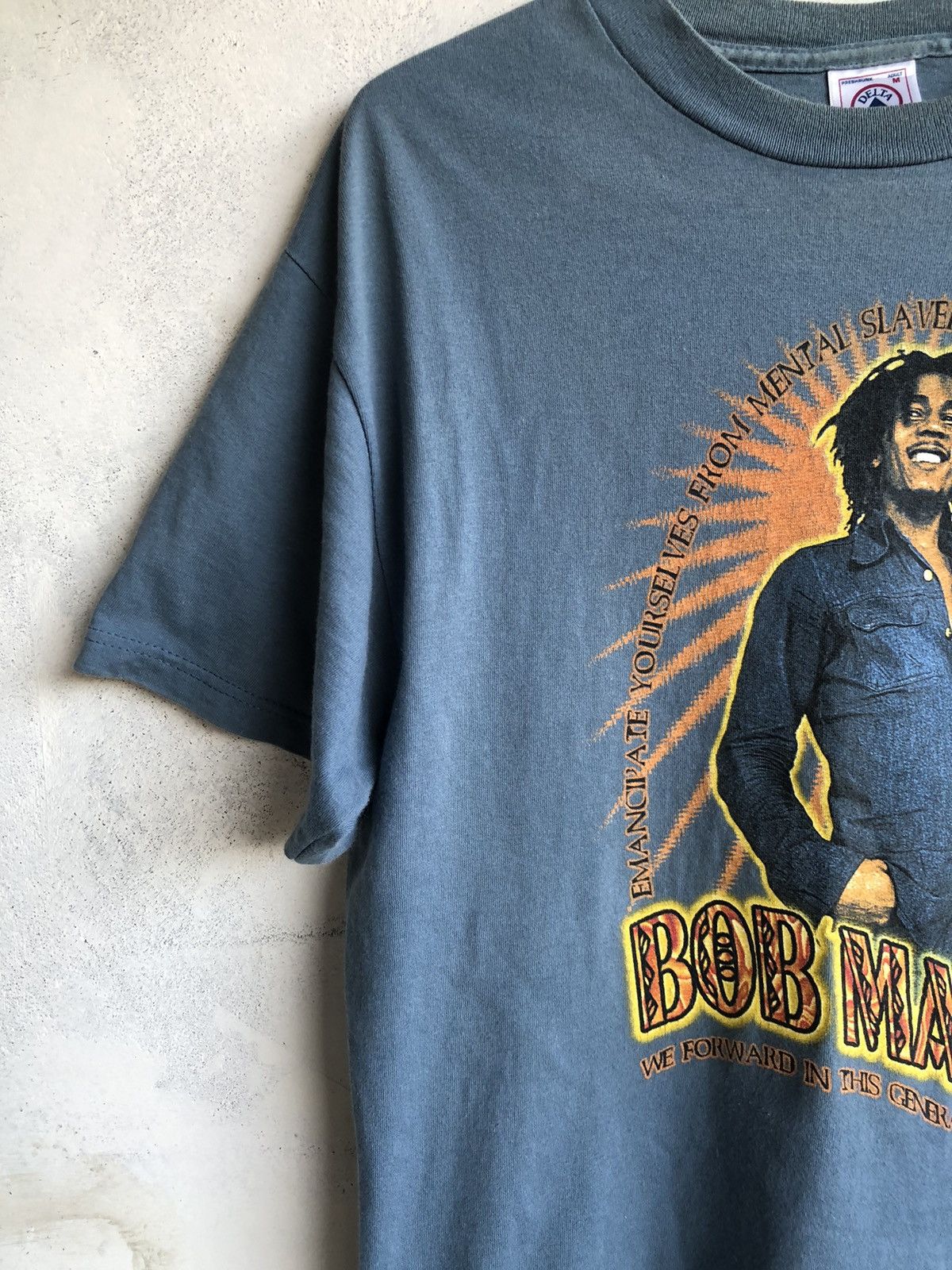 Bob Marley × Japanese Brand Vintage 90s Bob Marley Tshirt Tee Size US M / EU 48-50 / 2 - 4 Thumbnail