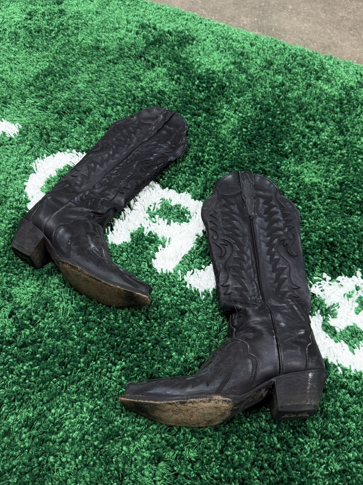 Dan Post Dan Post Hallie Western Boot Black Womens Size 8.5M Cowboy Size US 8.5 / IT 38.5 - 4 Thumbnail
