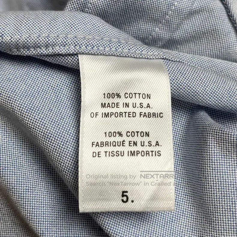 Thom Browne Thom Browne Long Sleeve Striped Shirt, Blue Size US XXL / EU 58 / 5 - 5 Thumbnail