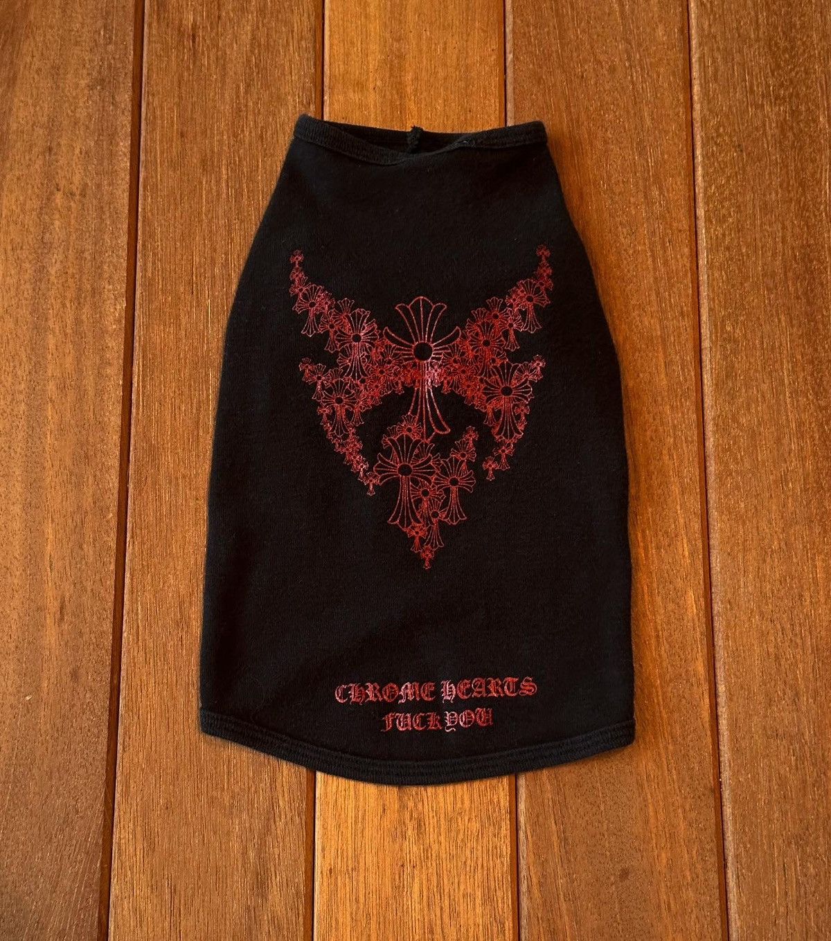 image of Chrome Hearts Cemetery Dog Shirt in Black, Men's (Size Medium)
