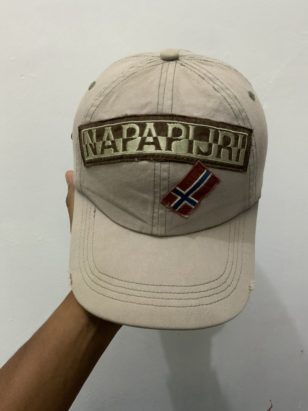 Napapijri Napapijri Distressed Hat Size ONE SIZE - 7 Thumbnail