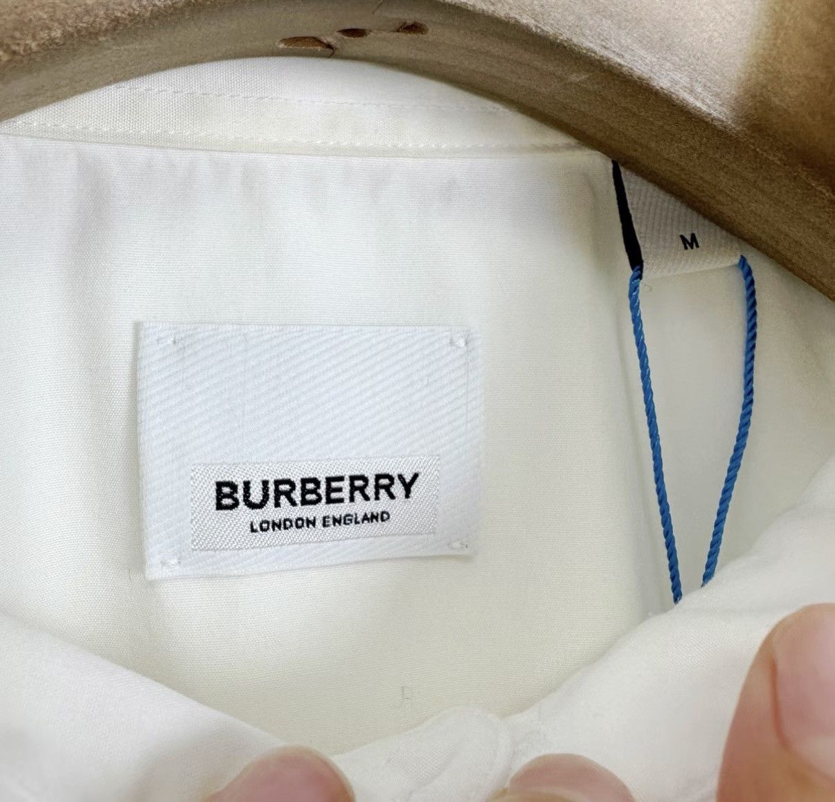 Burberry Burberry White Chest Embroidered Logo Short Sleeve Shirt K12 Size US M / EU 48-50 / 2 - 4 Thumbnail