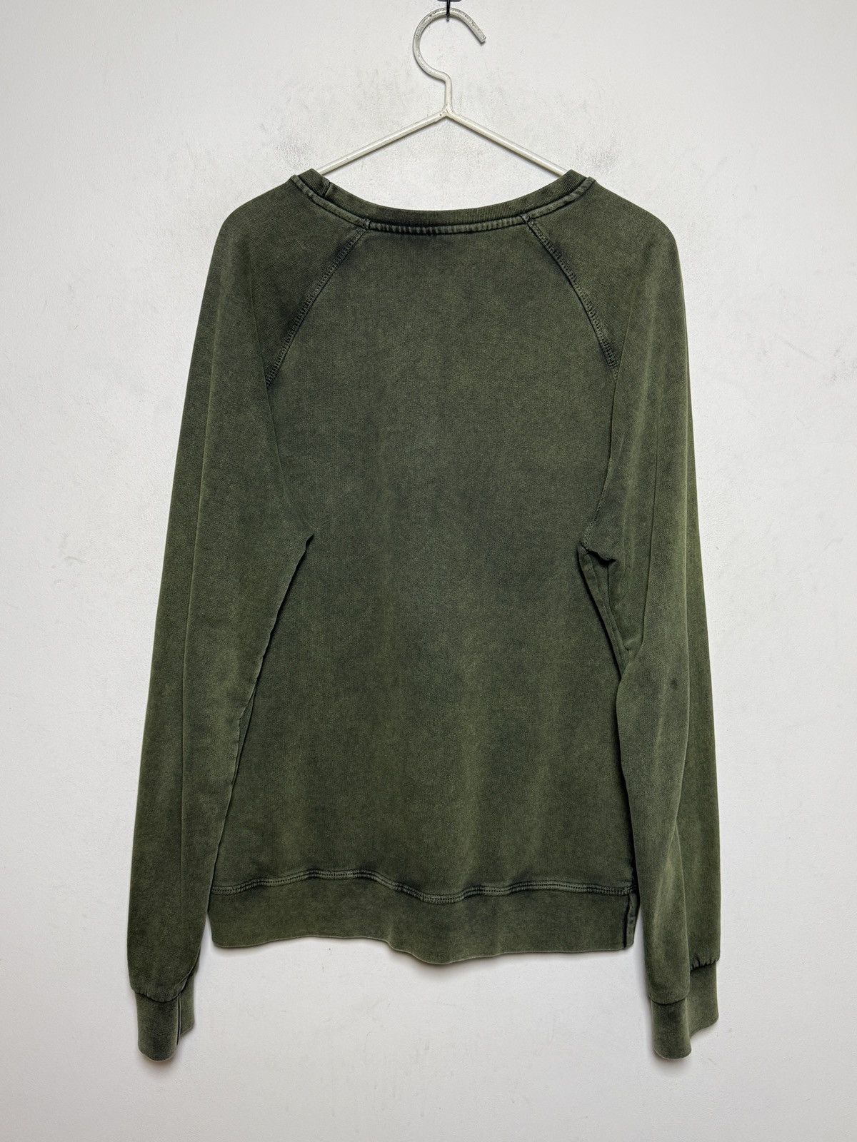 Seditionaries Washed green raglan sweatshirt by M.I.D.A. Size US L / EU 52-54 / 3 - 5 Thumbnail