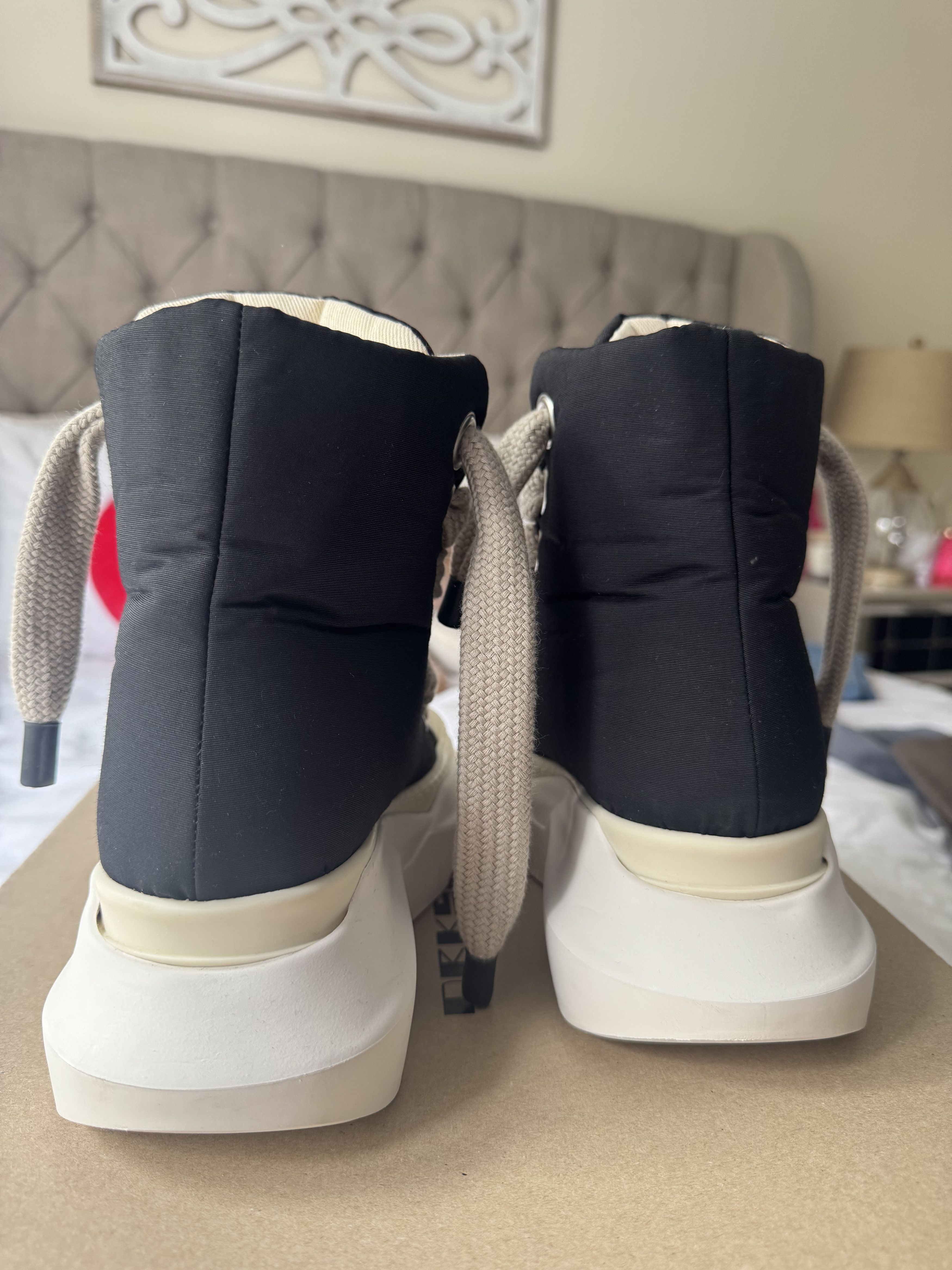 Rick Owens Drkshdw JUMBO LACED ABSTRACT SNEAKER Size US 7 / IT 37 - 3 Thumbnail