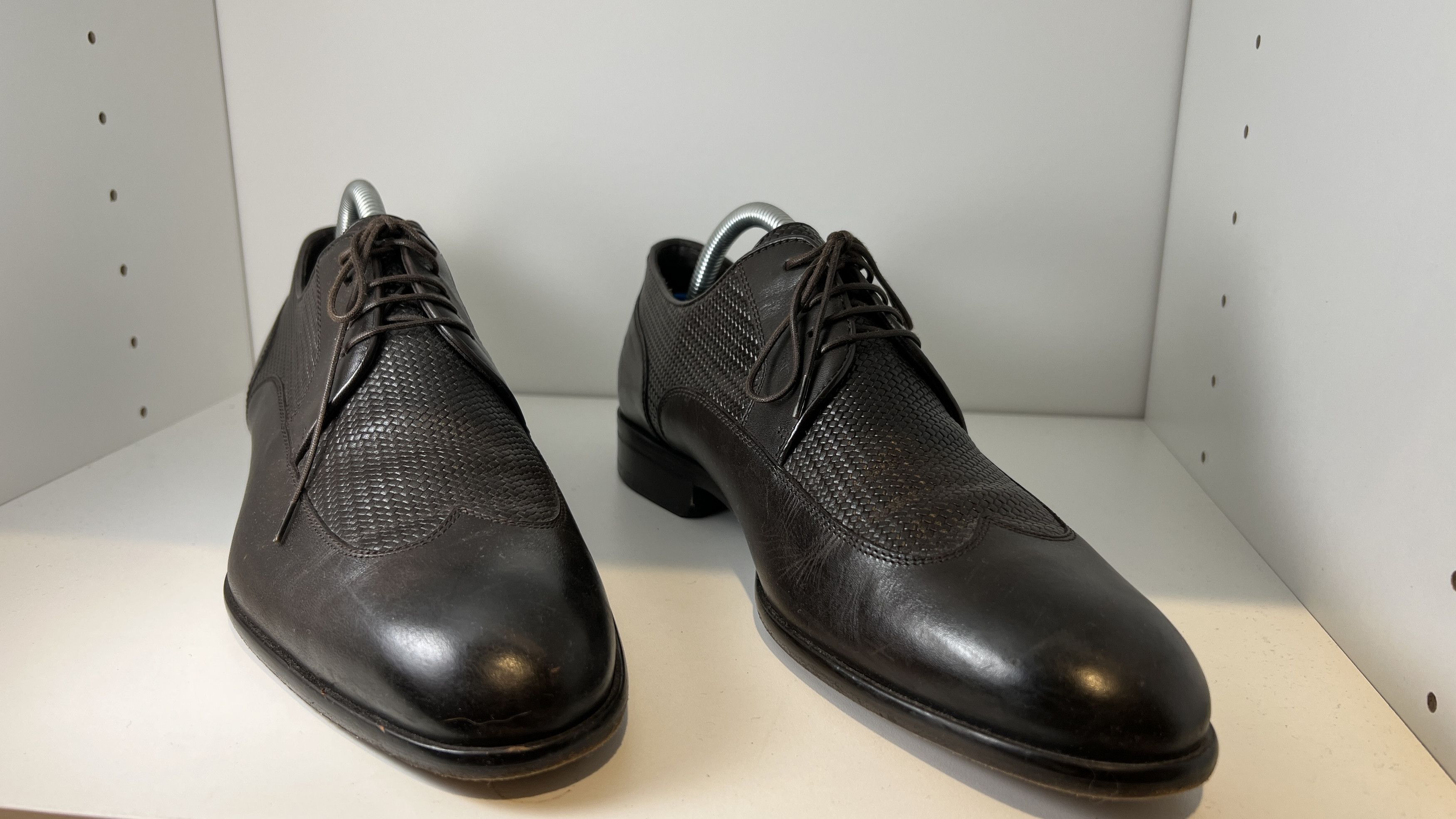 Hugo Boss Hugo Boss Brown Leather Formal Shoes Size US 8.5 / EU 41-42 - 1 Thumbnail