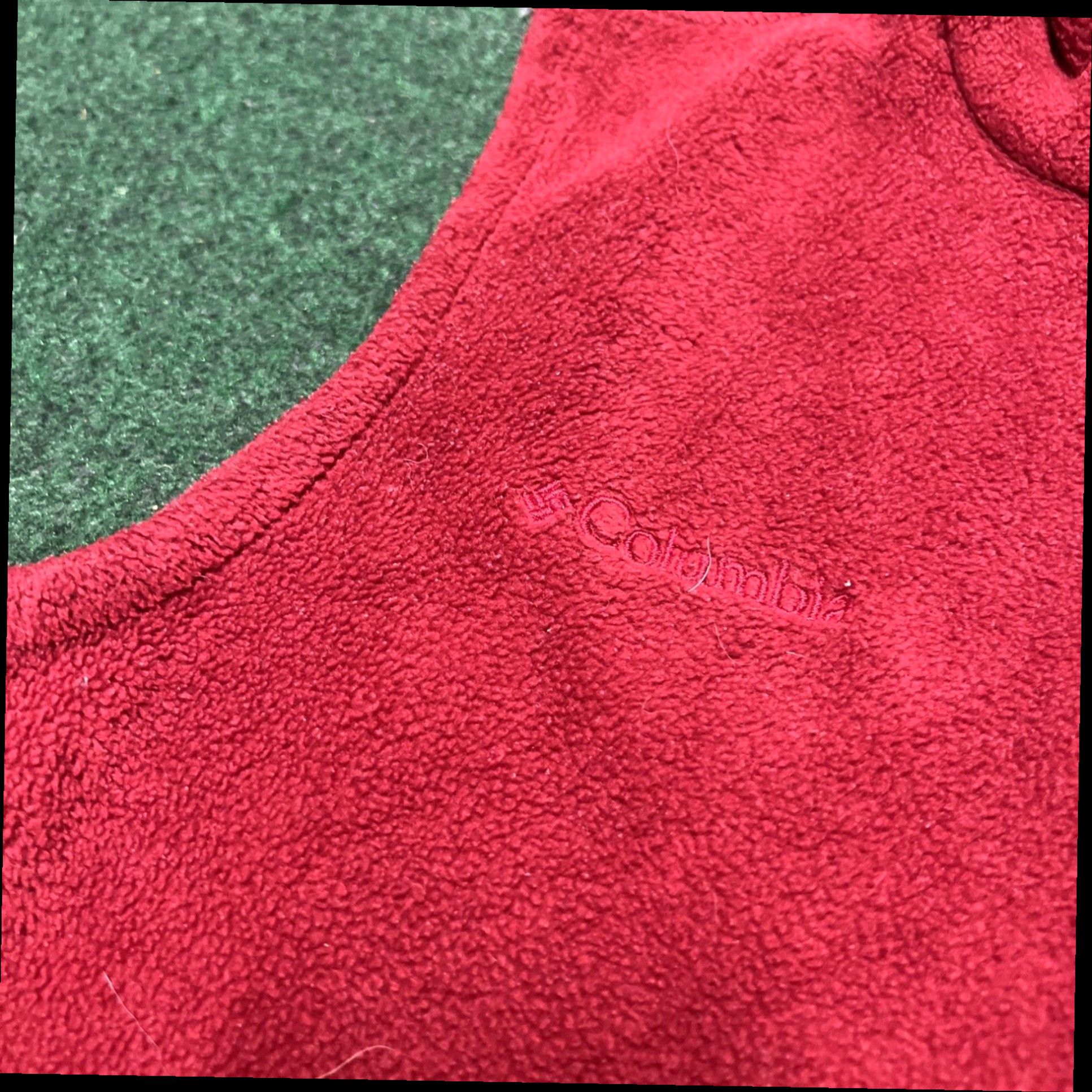Vintage Columbia Vest Womens Medium Red Outdoor Full Zip Fleece Casual Sleeveless Ladies Size M / US 6-8 / IT 42-44 - 4 Thumbnail