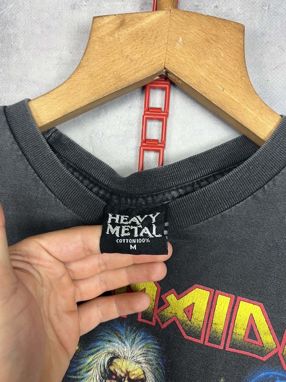 Iron Maiden Iron Maiden Virtual World tour Vintage T Shirt Size M Size US M / EU 48-50 / 2 - 3 Thumbnail