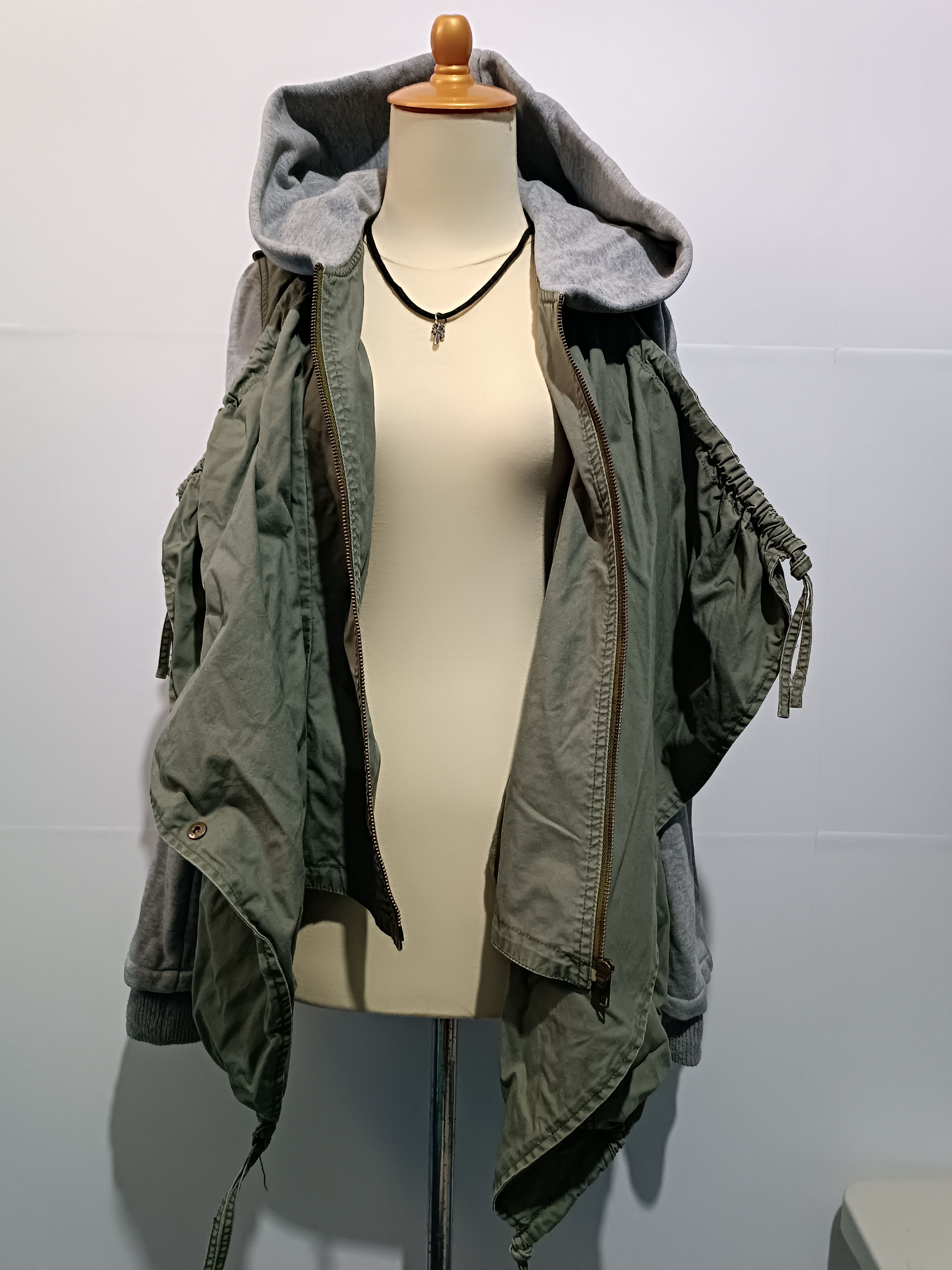 Japanese Brand × MOUSSY Moussy Sweater Hoodie Style Militery Size M / US 6-8 / IT 42-44 - 5 Thumbnail
