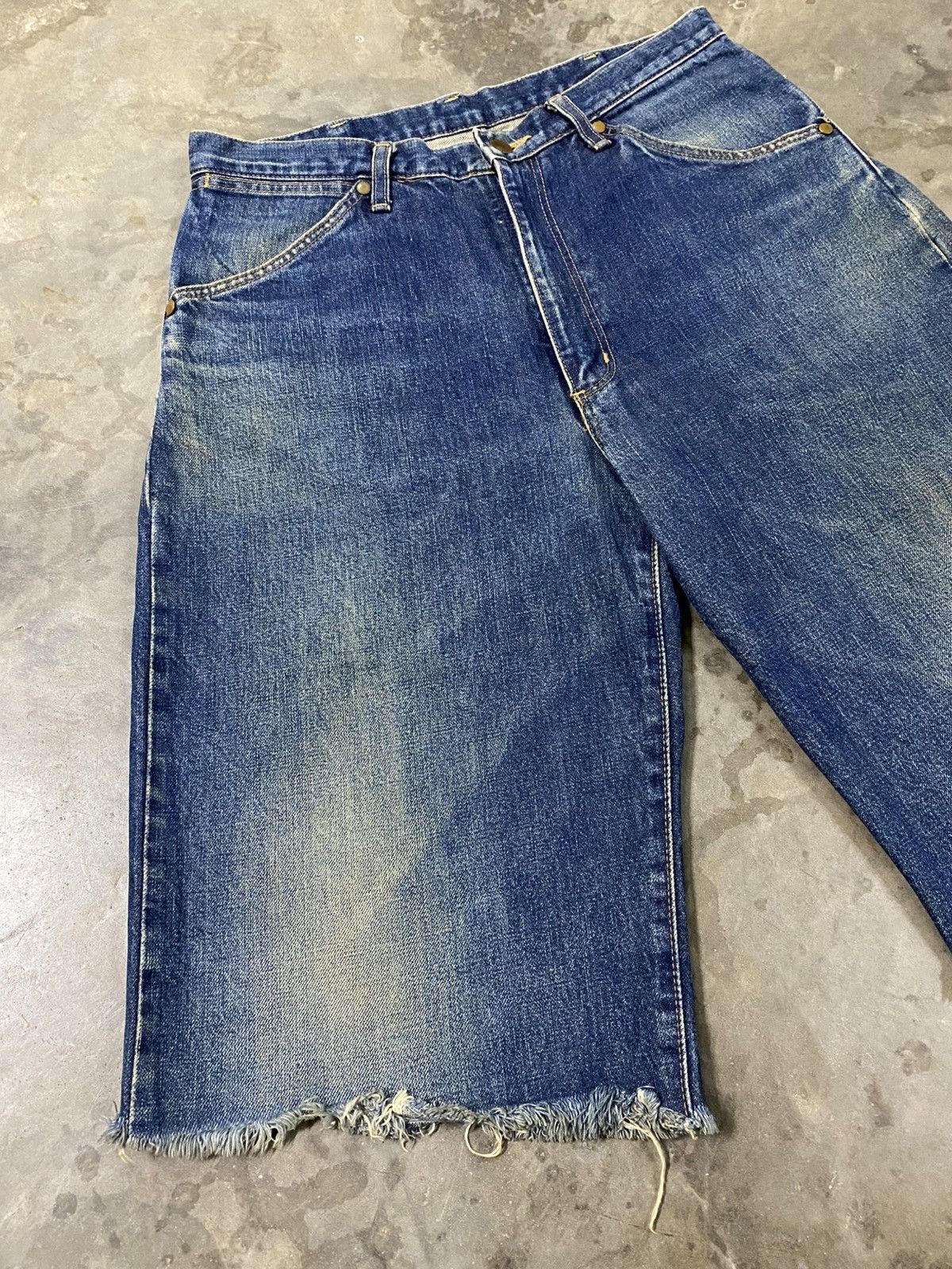 JNCO × Jean × Wrangler Vintage Wrangler Blue Bell Cropped Rusty Jeans @272 Size US 32 / EU 48 - 5 Thumbnail