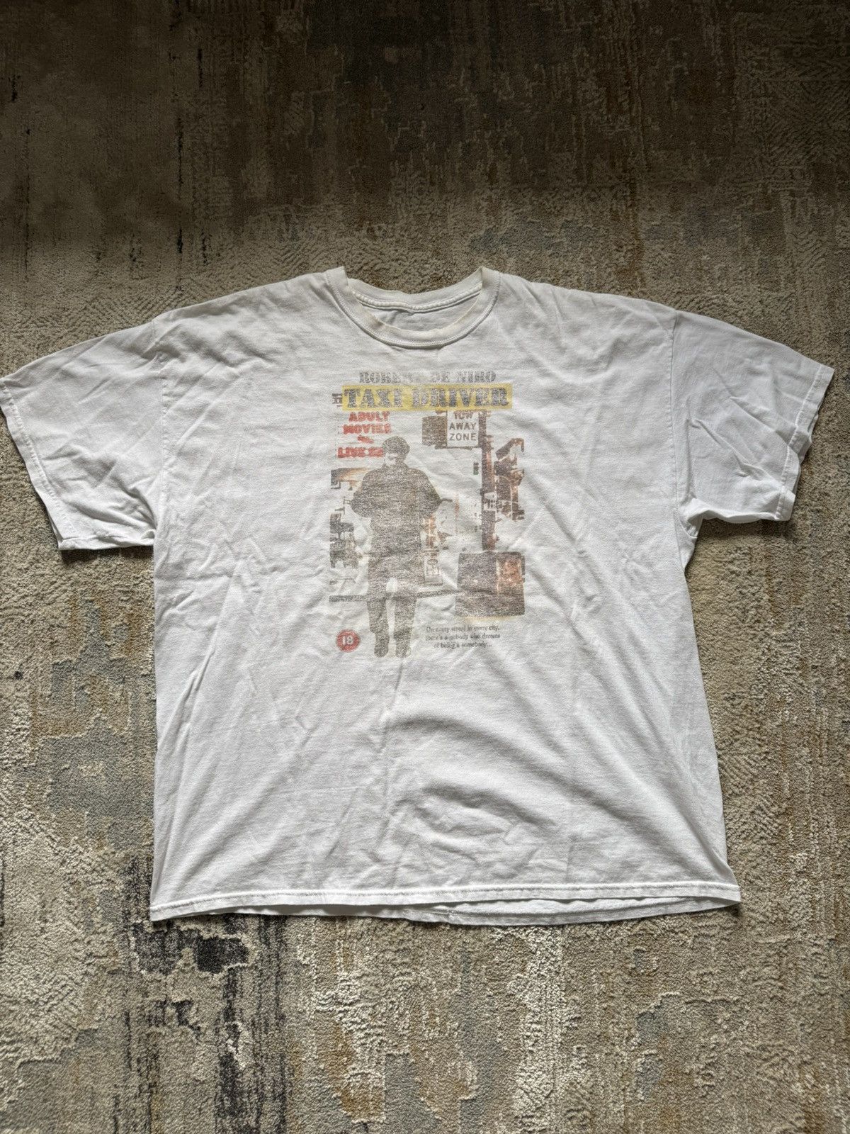Vintage 90s Robert De Niro Taxi Driver Tee Size US XL / EU 56 / 4 - 1 Thumbnail