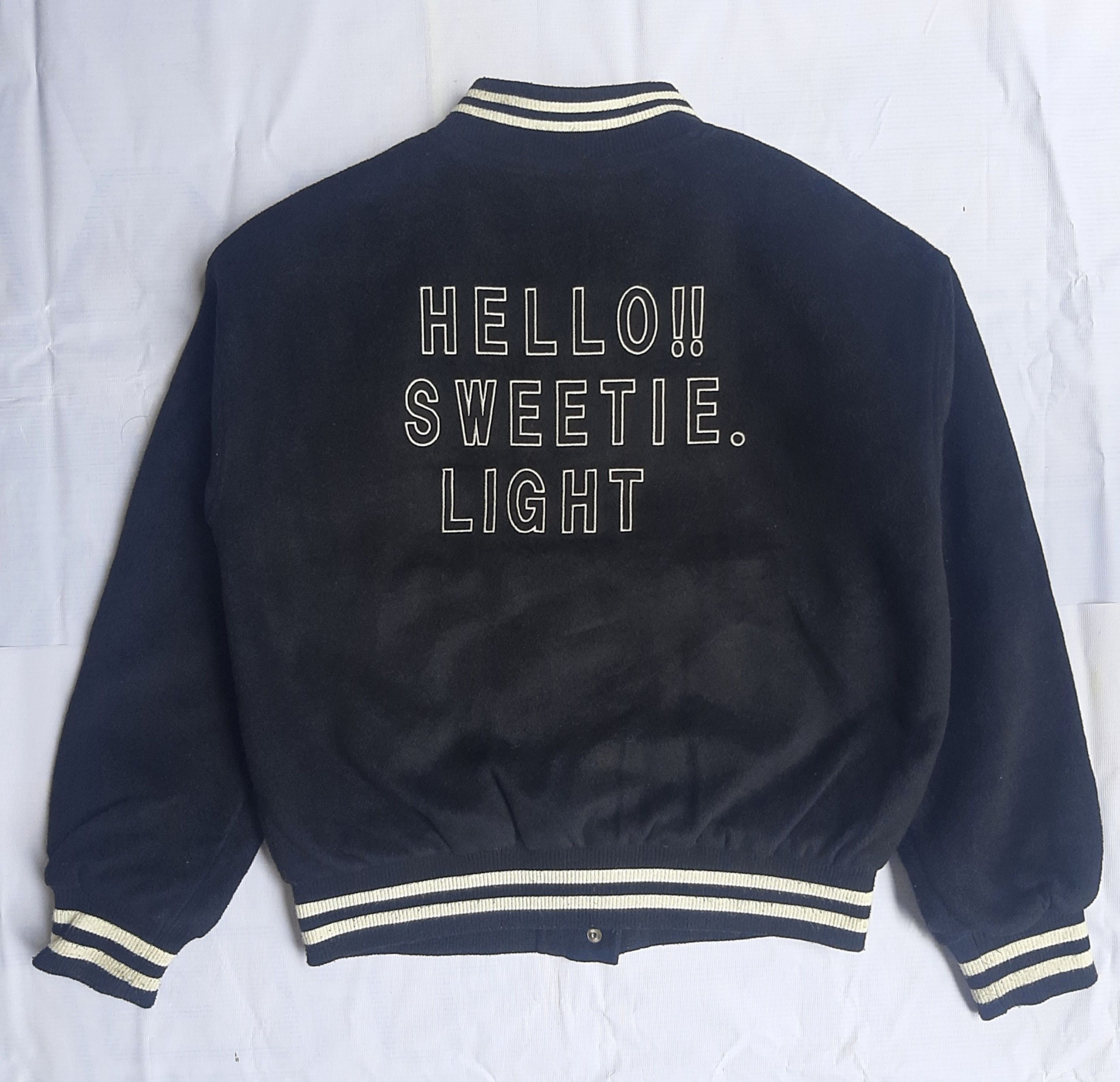 Japanese Brand Wool Pink Latte Embroidery Varsity Jacket Size M / US 6-8 / IT 42-44 - 1 Thumbnail