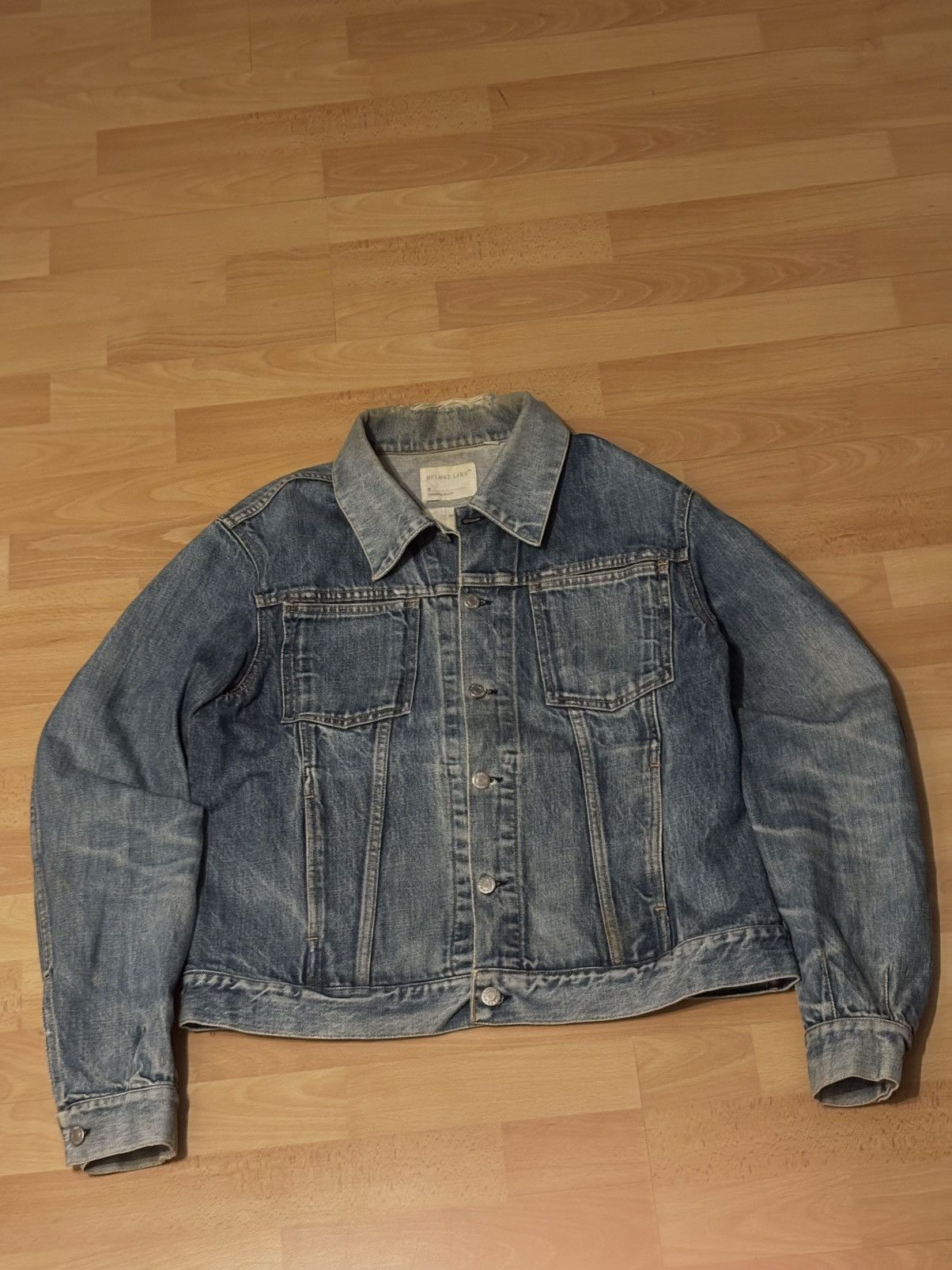 Helmut Lang Helmut Lang Denim Trucker Jacket AW98 Size US M / EU 48-50 / 2 - 1 Thumbnail