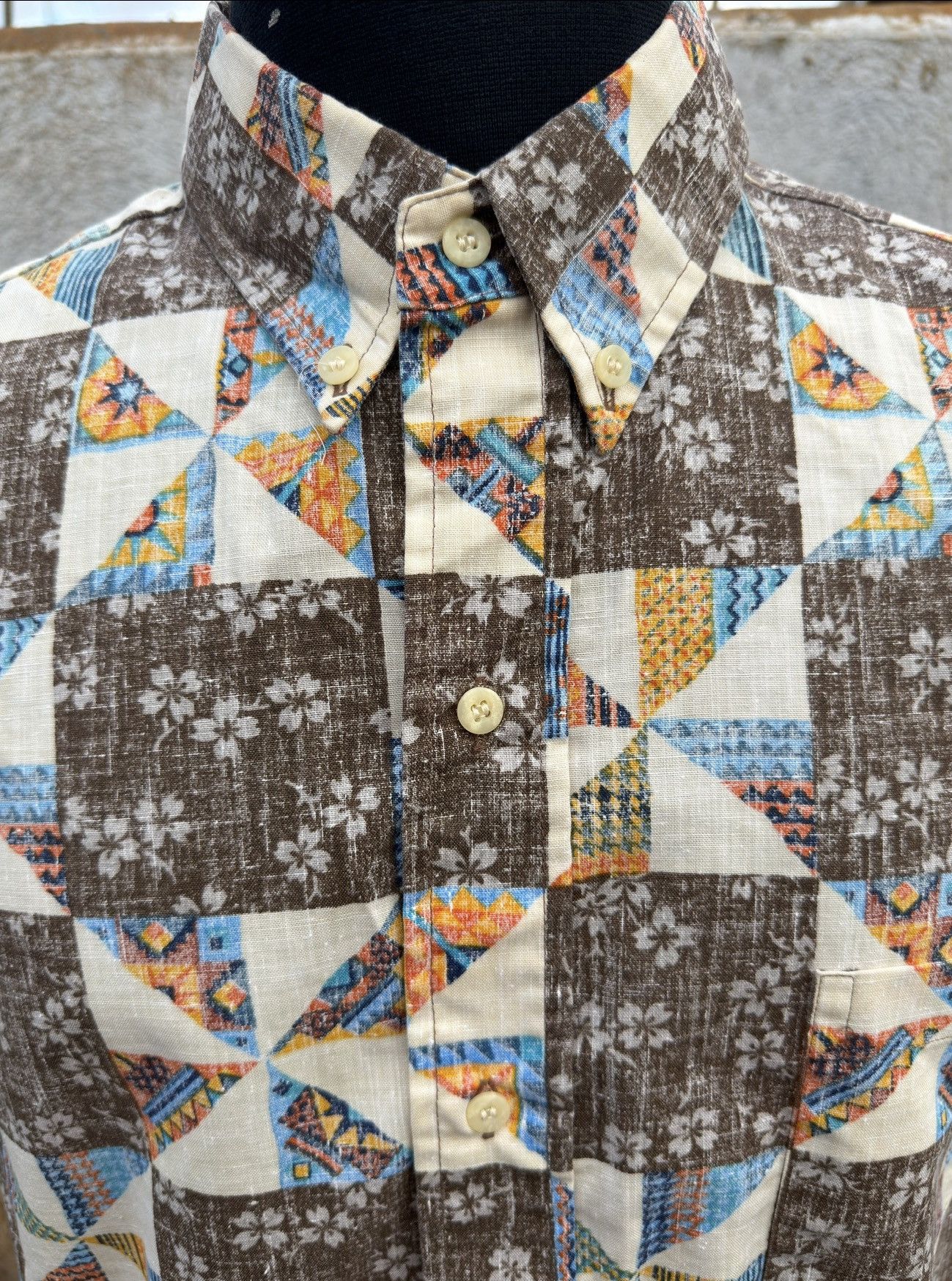 Reyn Spooner PreOwned Reyn Spooner Brown Hawaiian Print Men's L Size US L / EU 52-54 / 3 - 3 Thumbnail