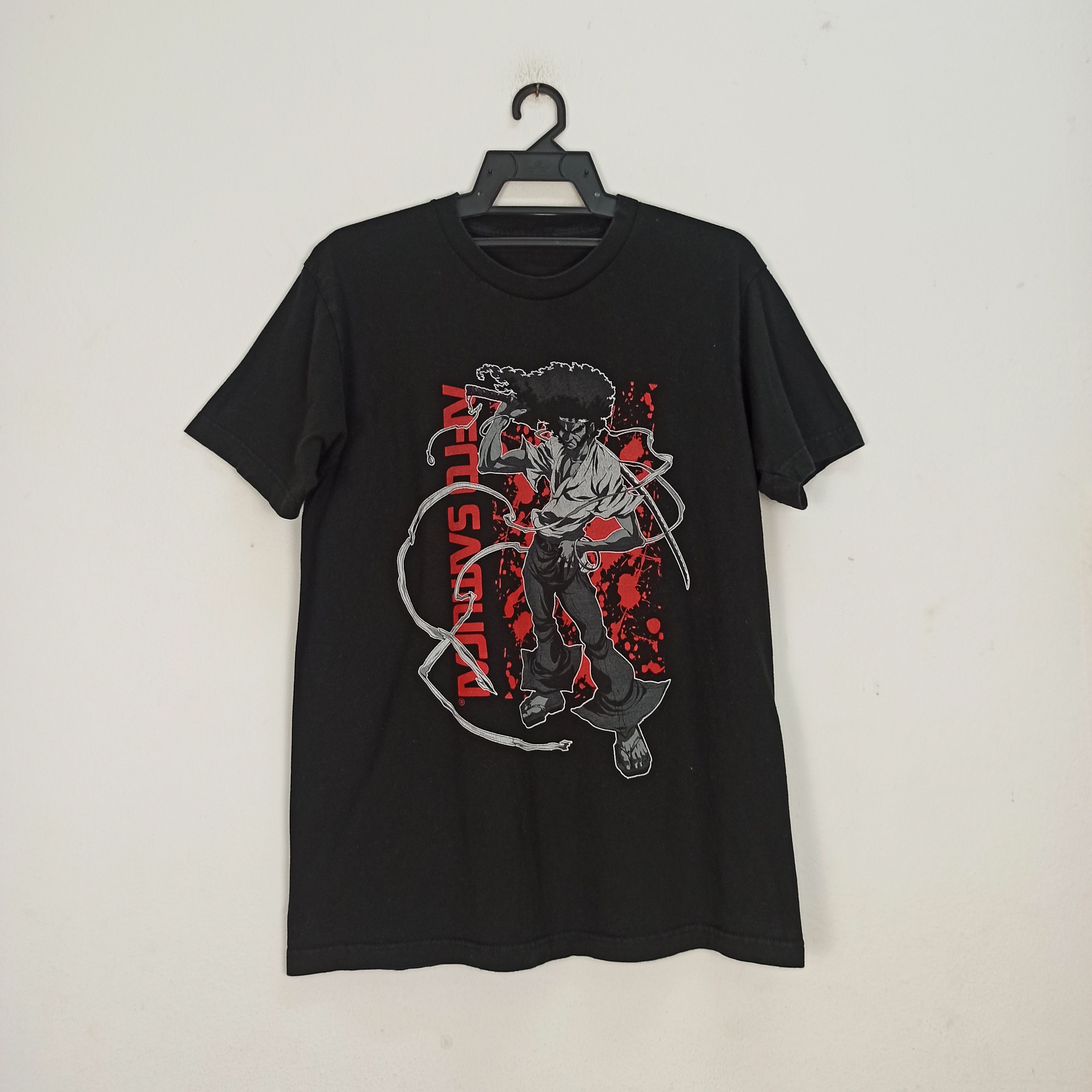 Y2K Afro Samurai Anime Tee Flcl Dbz Berserk Naruto Akira
