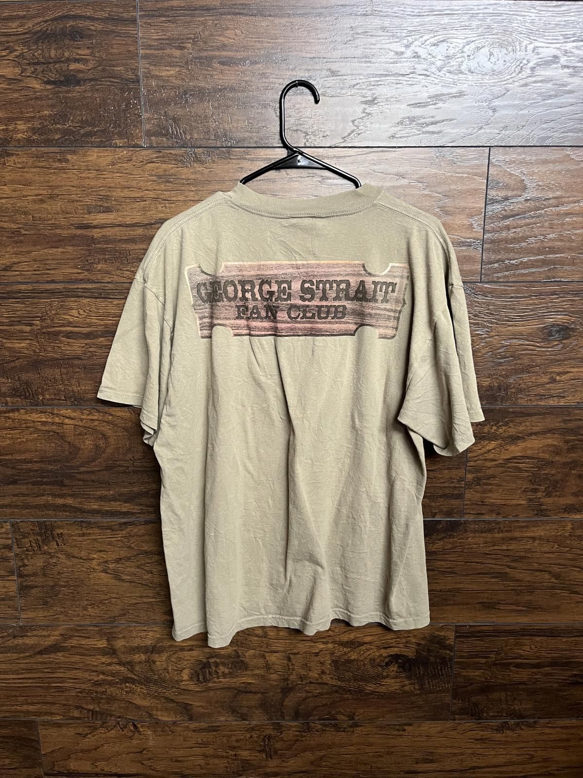 Tultex VTG George Strait T-shirt Fan Club - Country Tee -XL Size US XL / EU 56 / 4 - 2 Thumbnail
