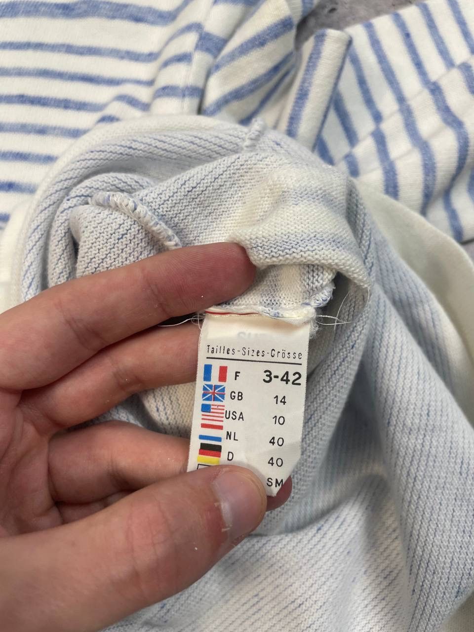 Saint James Vintage Saint James Stripped Long Sleeve Sweater Asap Rocky Size US M / EU 48-50 / 2 - 9 Thumbnail