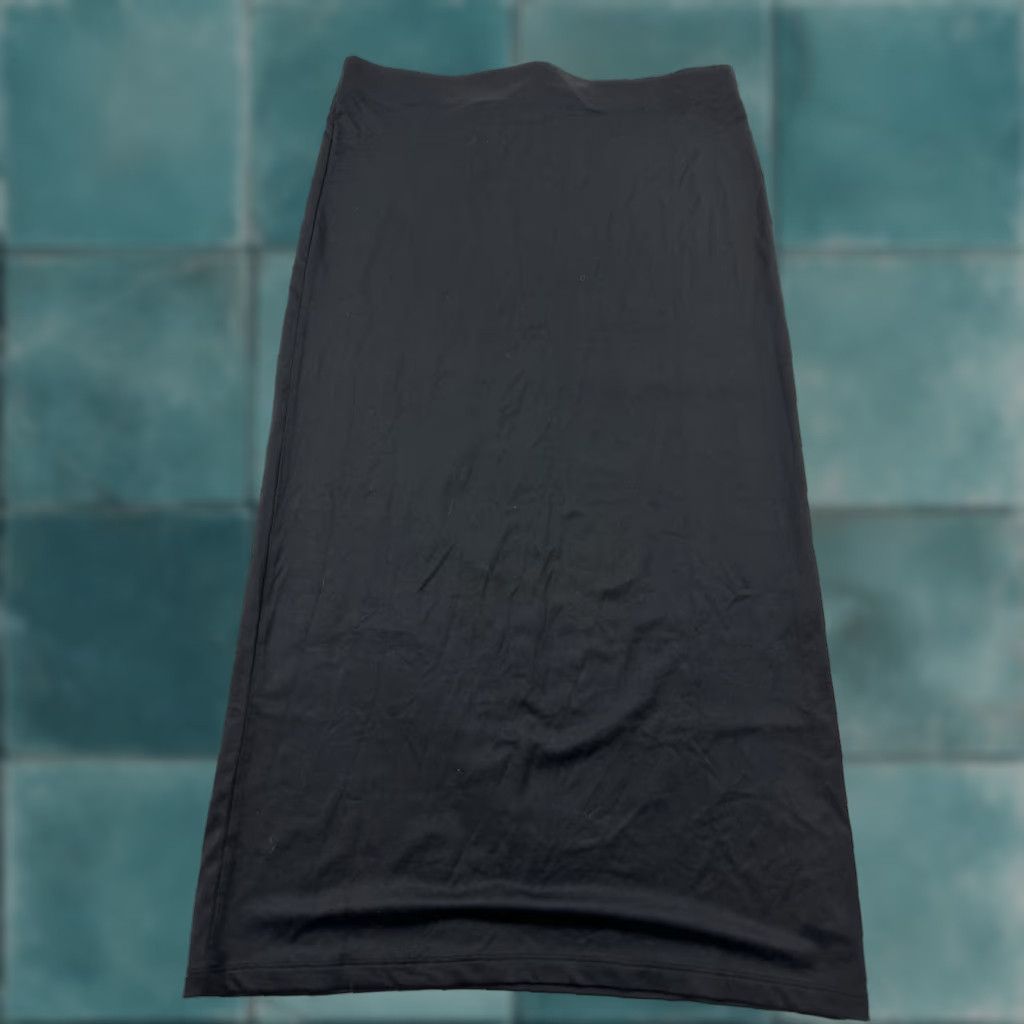 H&M H&M Skirt Women XL Black Maxi Long NWT Jersey Elastic Waist Casual Party/Cocktail Travel Women Maxi Skirt XL Black NWT Size 40" / US 18 - 1 Thumbnail