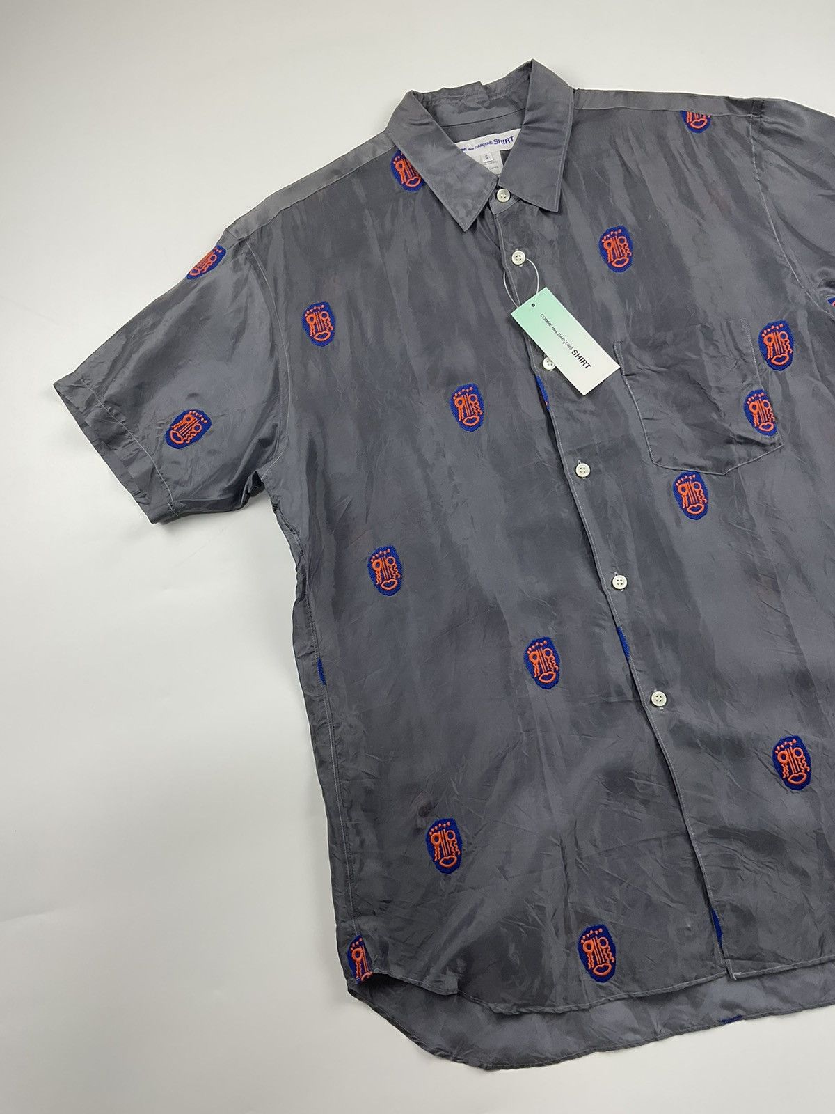 Comme des Garcons Comme des Garcons Mask Embroidered Shirt Size US S / EU 44-46 / 1 - 3 Thumbnail