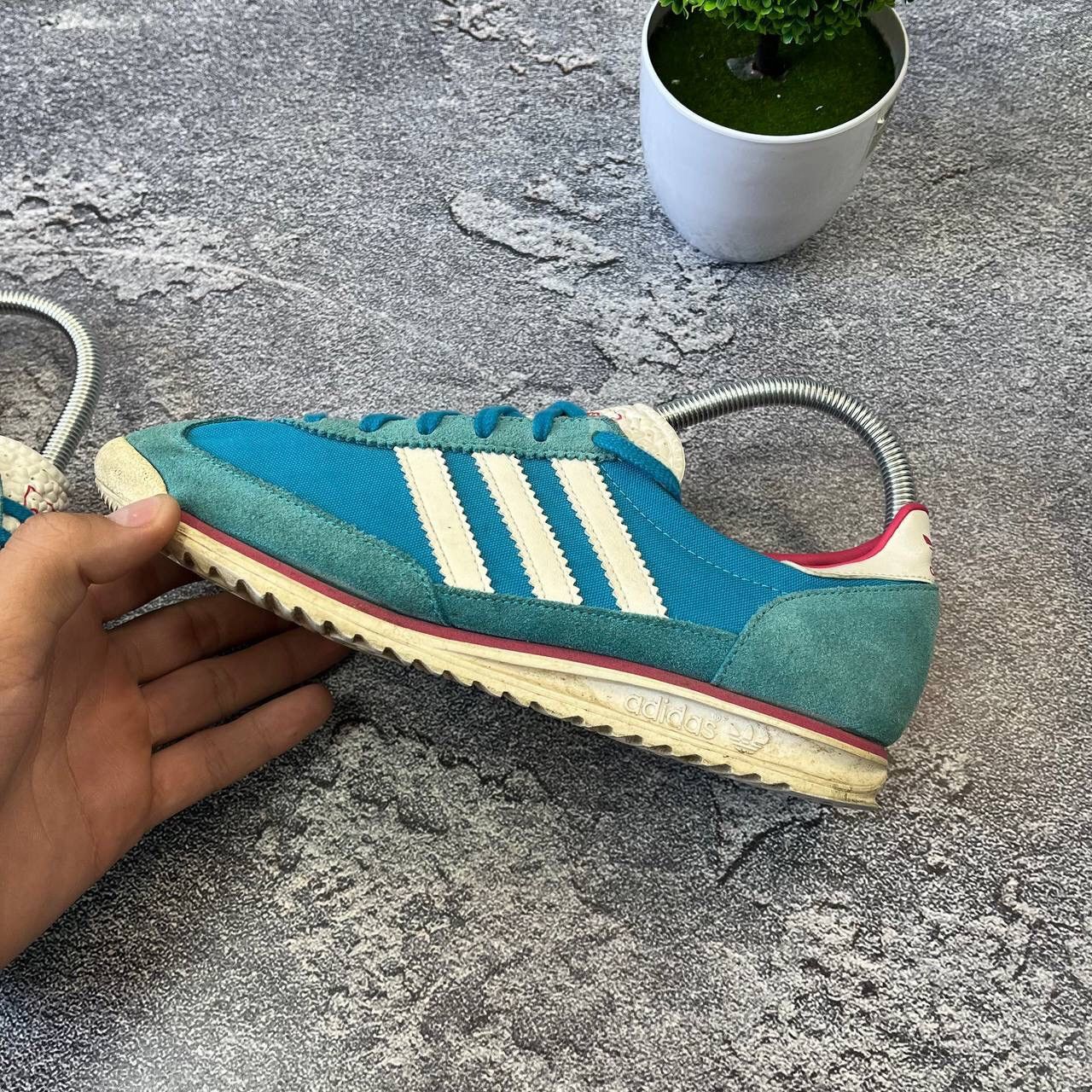 Adidas Vintage Adidas SL 72 Blue Hype Shoes Y2K Size US 7.5 / EU 40-41 - 6 Thumbnail
