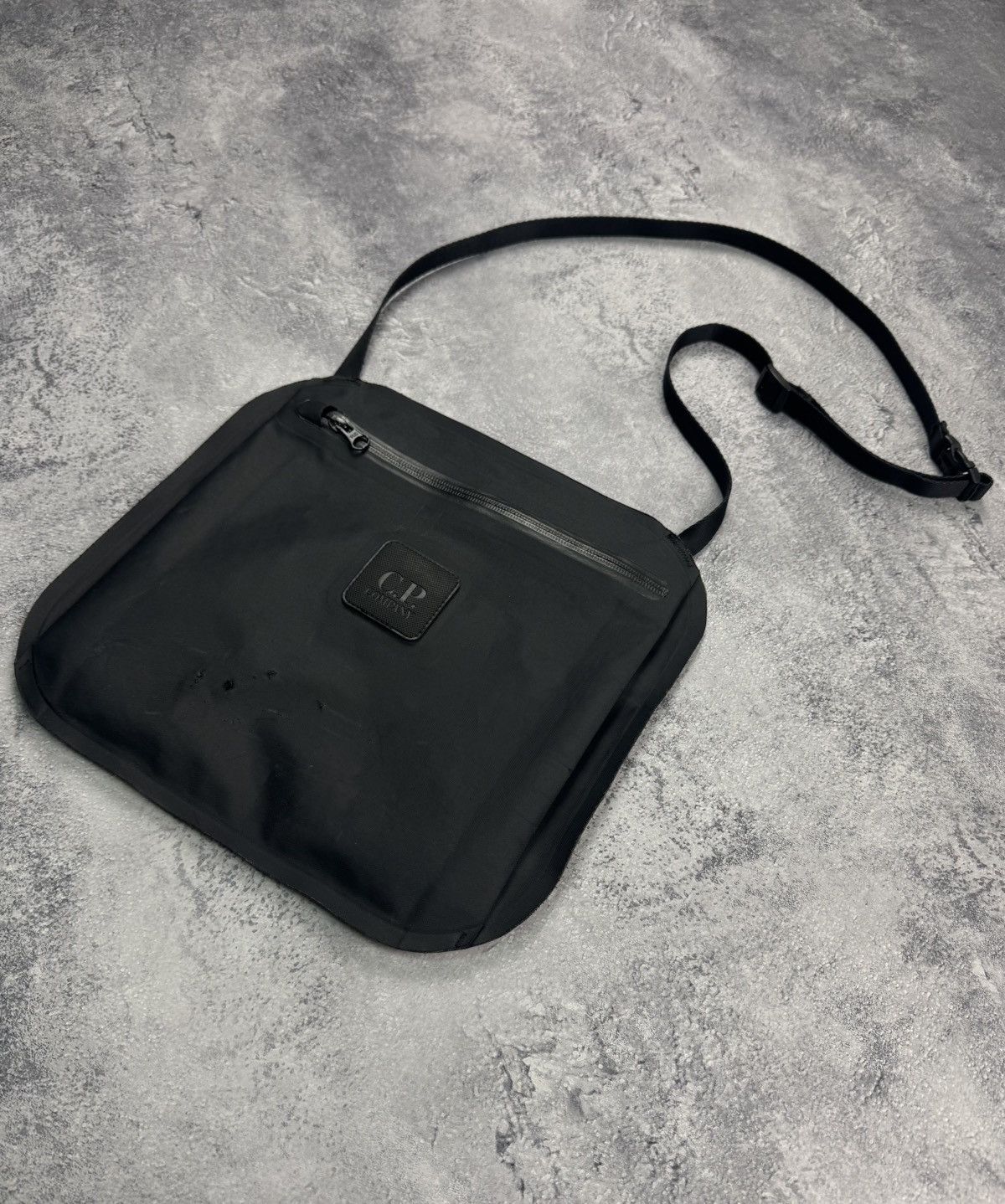 C.P. Company C.p Company Metropolis Series Black Rubber Reps Bag Size ONE SIZE - 3 Thumbnail