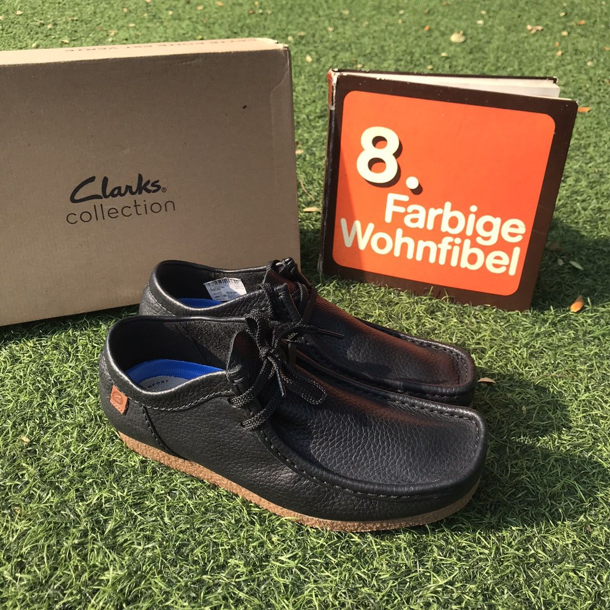 Clarks × Leather Clarks Wallabee Wallabees Shacre II Run Black Leather Size US 6.5 / EU 39-40 - 7 Thumbnail