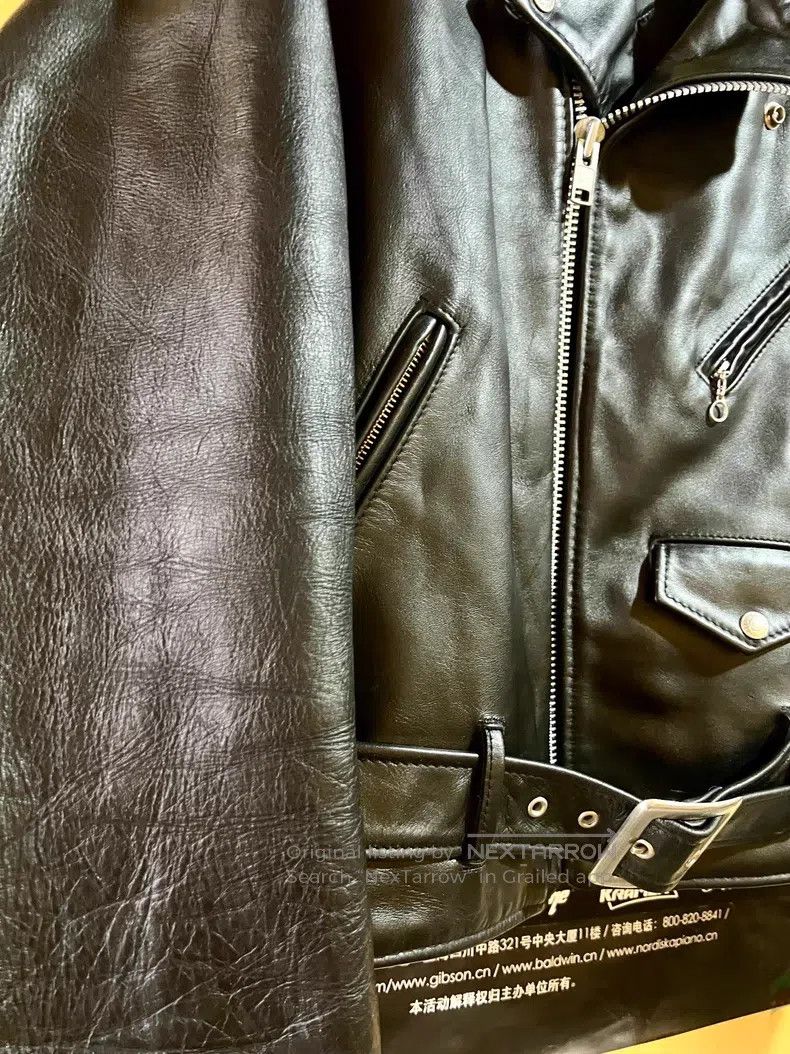 Schott Schott 618 Leather Jacket Size US XL / EU 56 / 4 - 4 Thumbnail