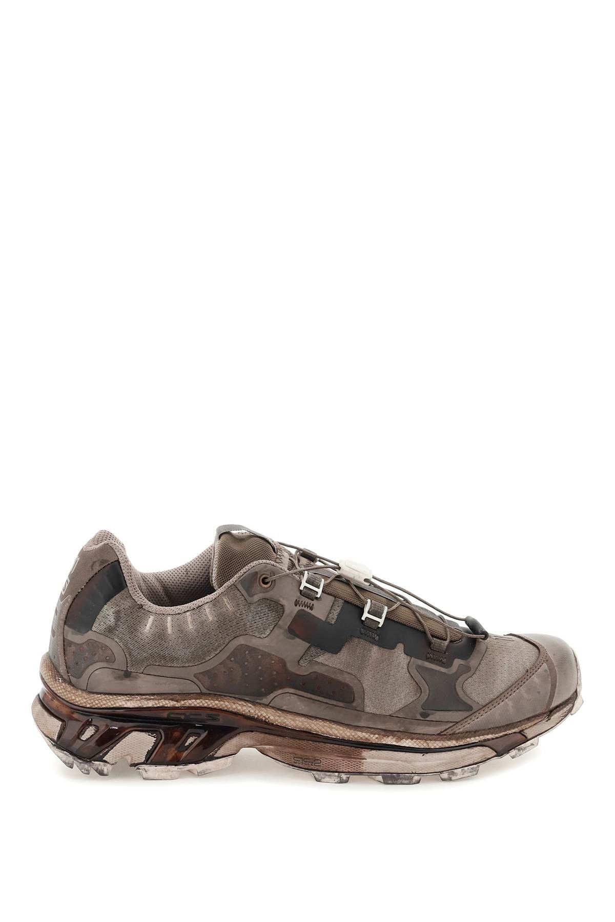 image of Boris Bidjan Saberi Bamba 5 X Salomon Sneakers in Dirty Grey, Men's (Size 9)