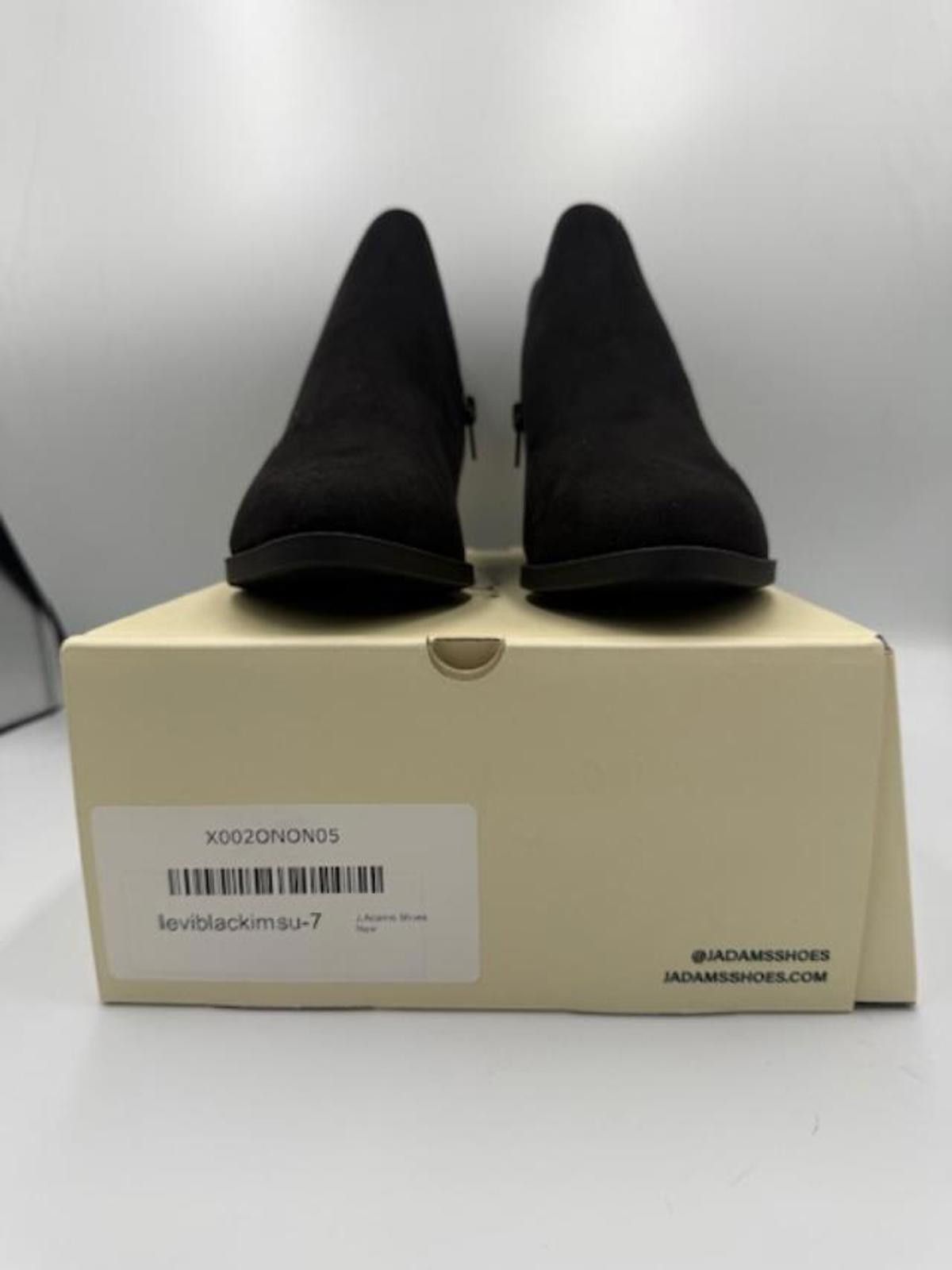Other J.Adams 'Levi' Black Suede Ankle Bootie Size 7 Size US 7 / IT 37 - 2 Thumbnail