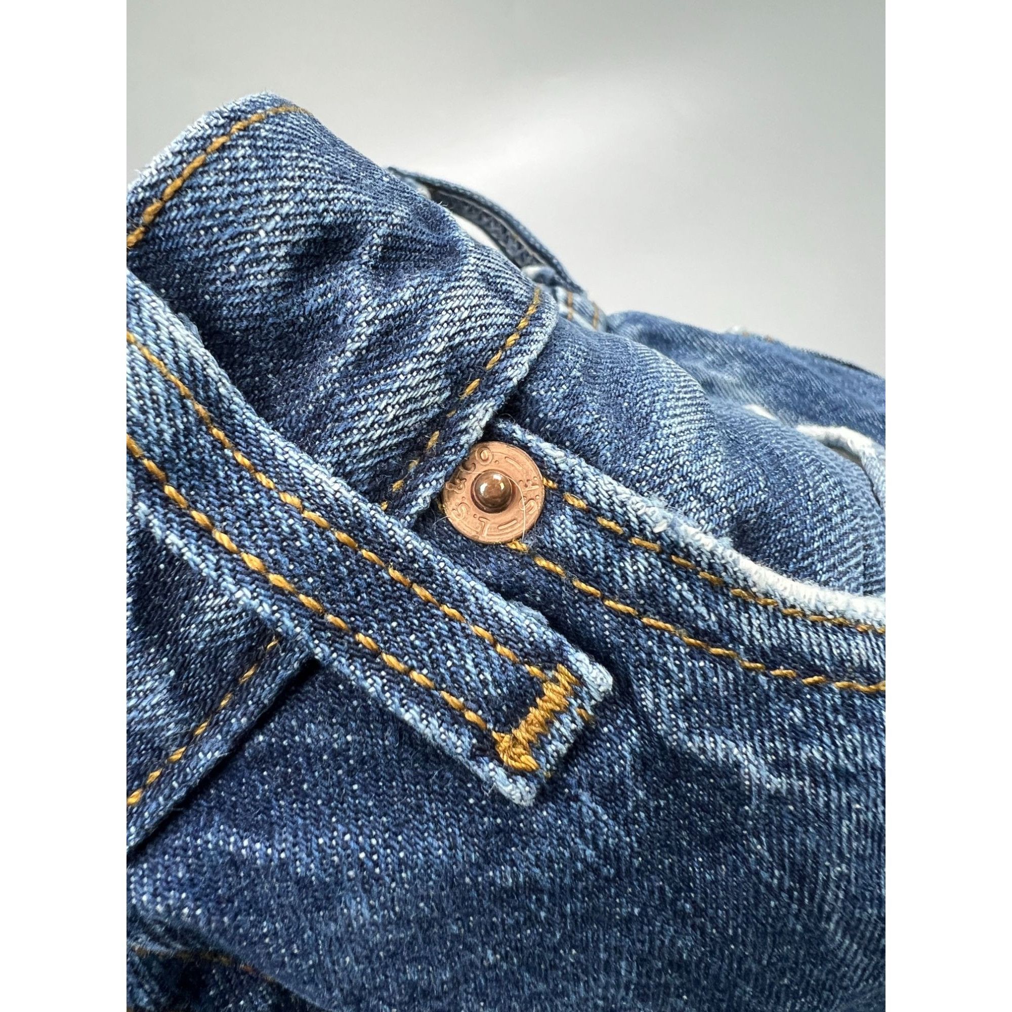 Levi's Levi’s 501 Distressed Denim Jeans Pants (Y0926) Size US 34 / EU 50 - 5 Thumbnail