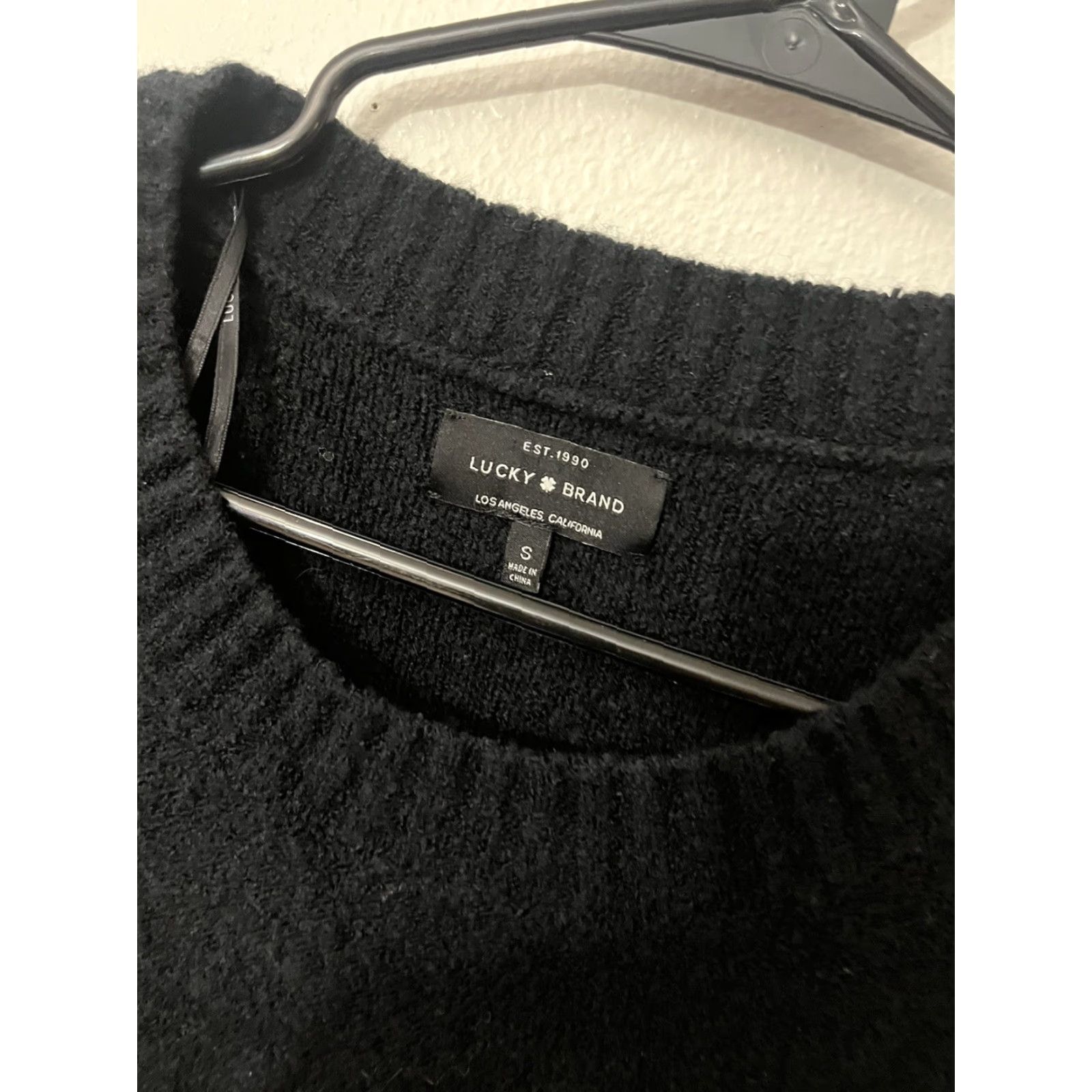 Lucky Brand Lucky Brand Dress Womens Small Black Long Sleeve Sweater Dress Casual Ladies Size S / US 4 / IT 40 - 2 Thumbnail