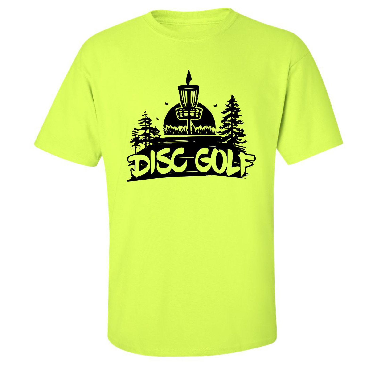 Gildan Disc Golf T Shirt DISCGOLF SUNSET Discgolfer Shirt Size US XL / EU 56 / 4 - 20 Thumbnail