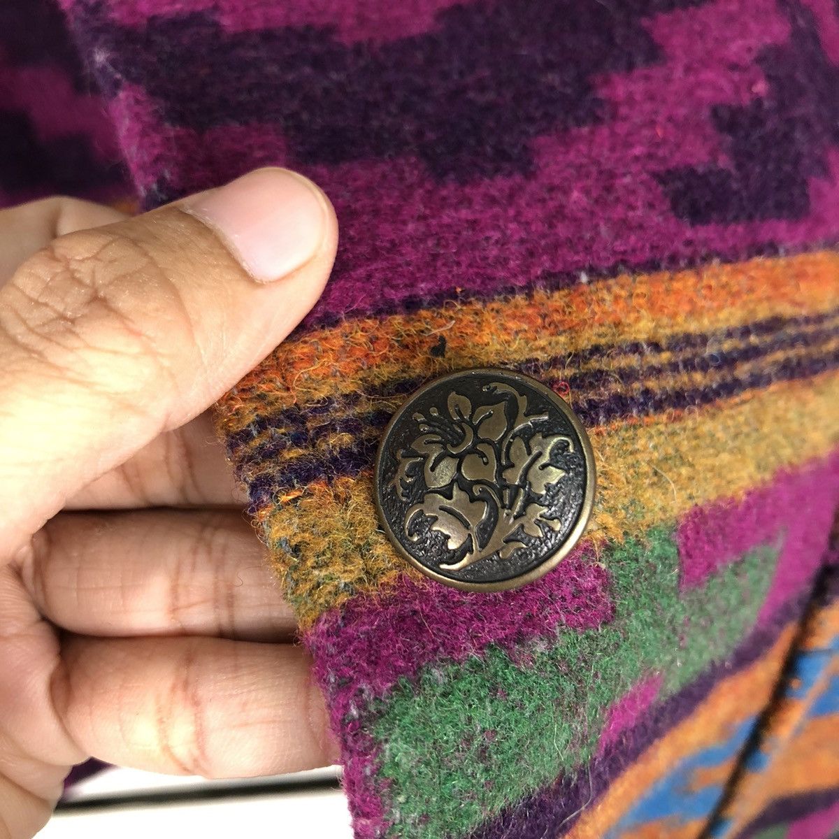 Japanese Brand 📌Native Navajo Aztec Design Chimayo Pull Over Jacket Ranch Size US S / EU 44-46 / 1 - 17 Thumbnail
