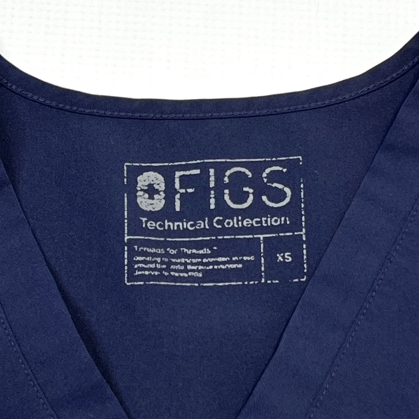 Vintage FIGS Casma Short Sleeve Scrub Top Blue Womens XS 3 Pocket FW1100 FW1100 1601 Size XS / US 0-2 / IT 36-38 - 3 Thumbnail
