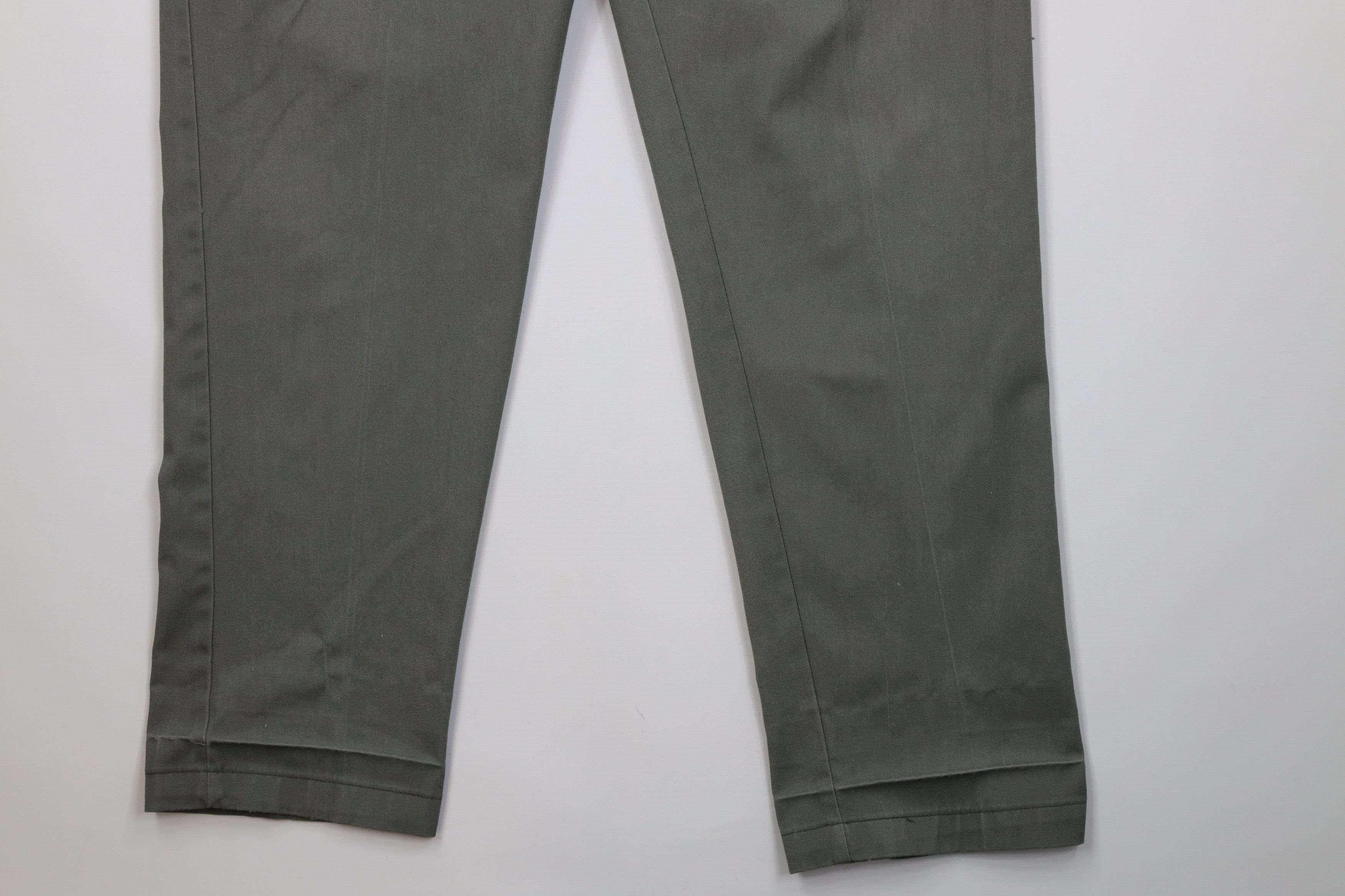 Dickies Vintage 90s Dickies Wide Leg Dungaree Pants Green USA Size US 38 / EU 54 - 5 Thumbnail